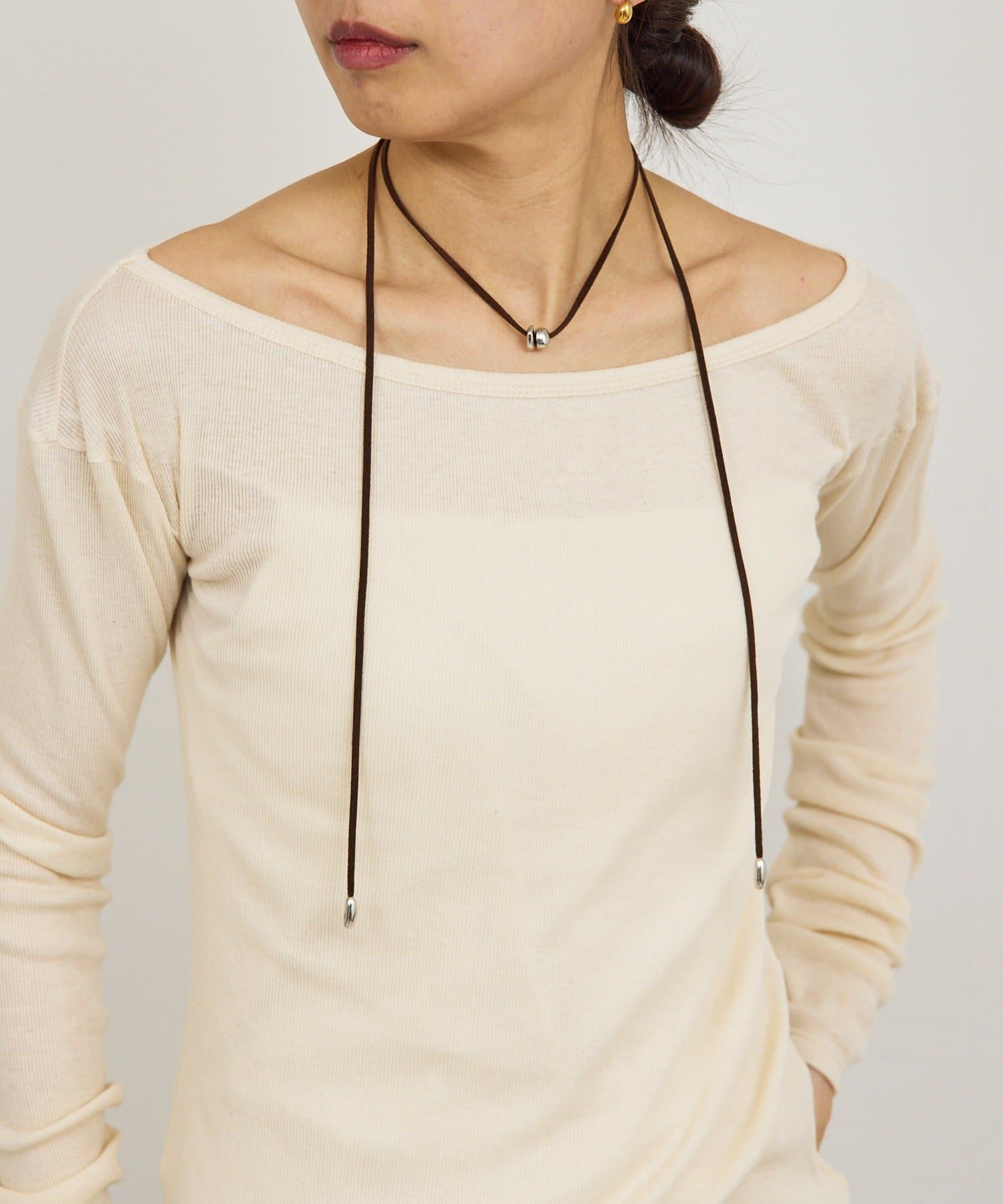 GALLARDAGALANTE(ガリャルダガランテ) ダブルトップコードネックレス