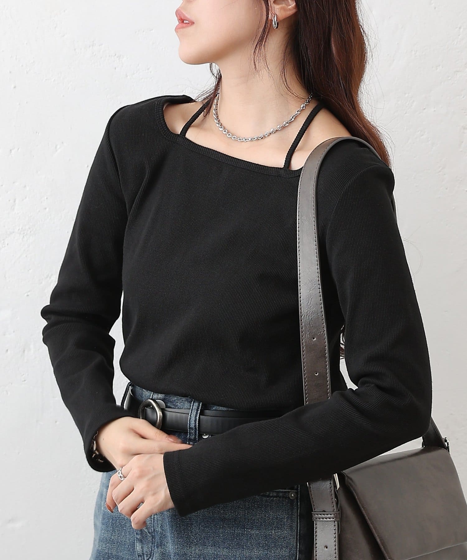 COLONY 2139(コロニー トゥーワンスリーナイン) レイヤード風フライスプルオーバー