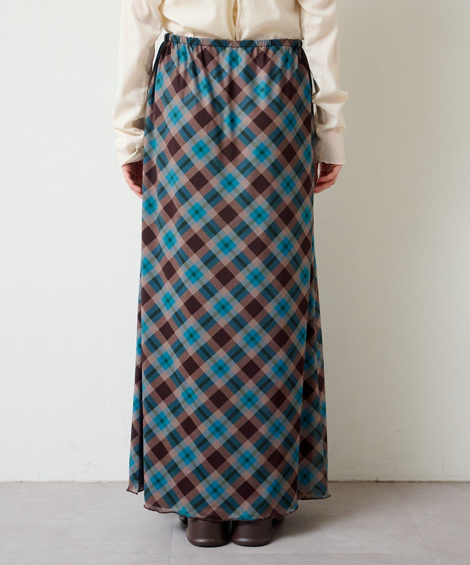 Kastane(カスタネ) 【12.25(木)0:00発売/S.M.Lサイズ展開/チェック&花柄/WEB先行】アソートシアースカート