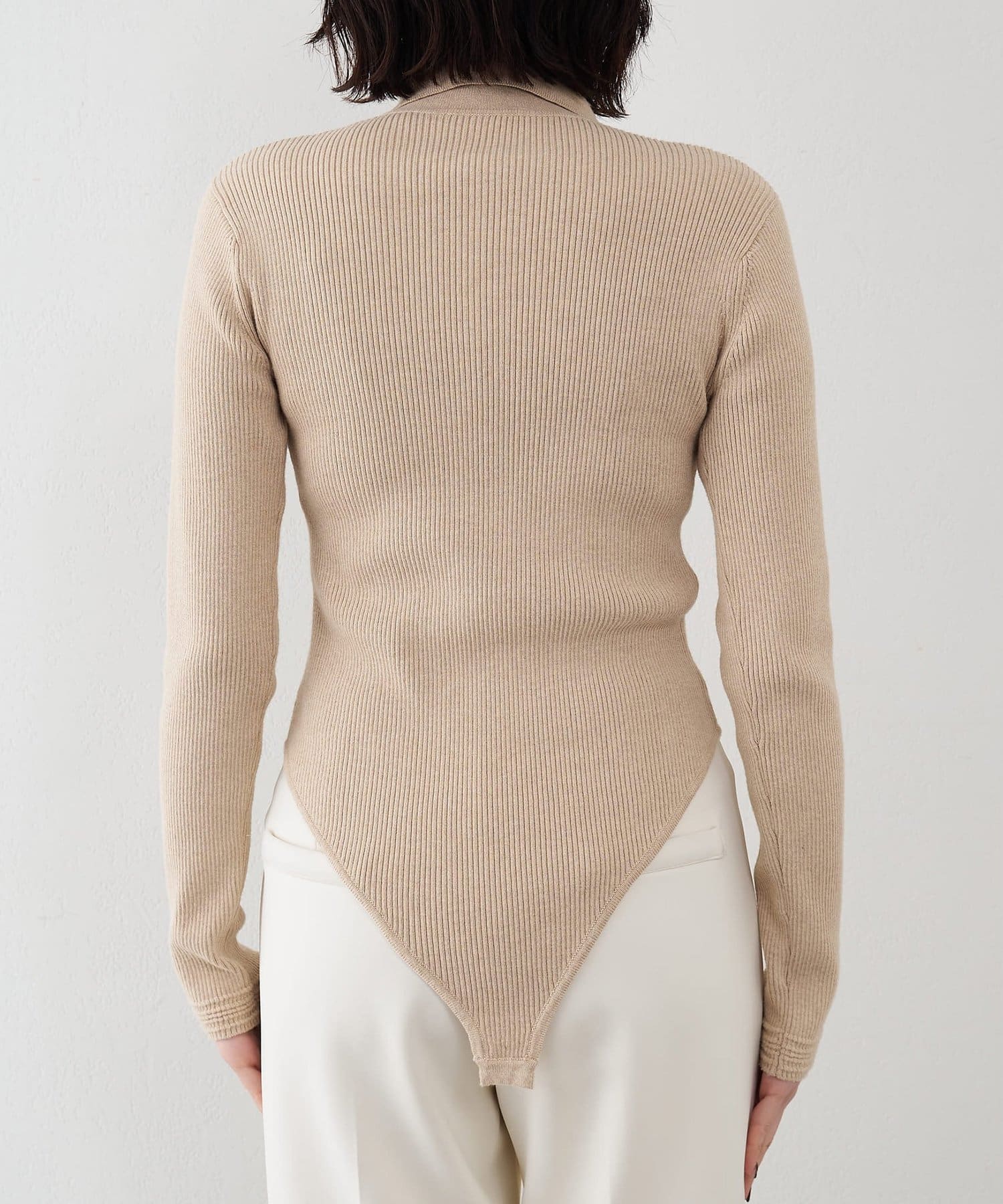 Whim Gazette(ウィム ガゼット) ニットポロボディスーツ