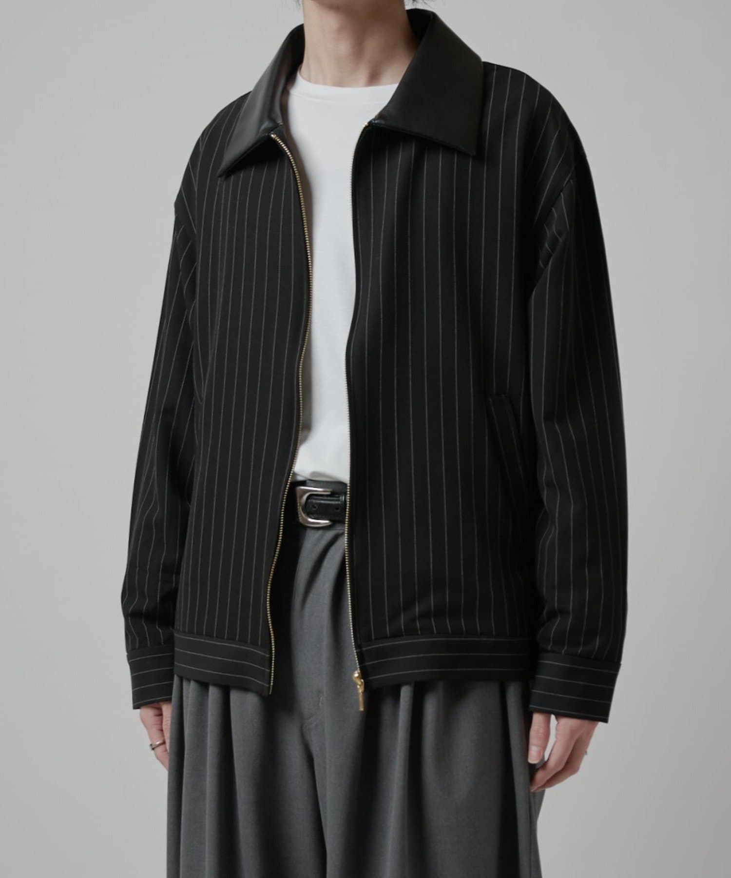 Lui's(ルイス) ピンストライプジップシャツブルゾン