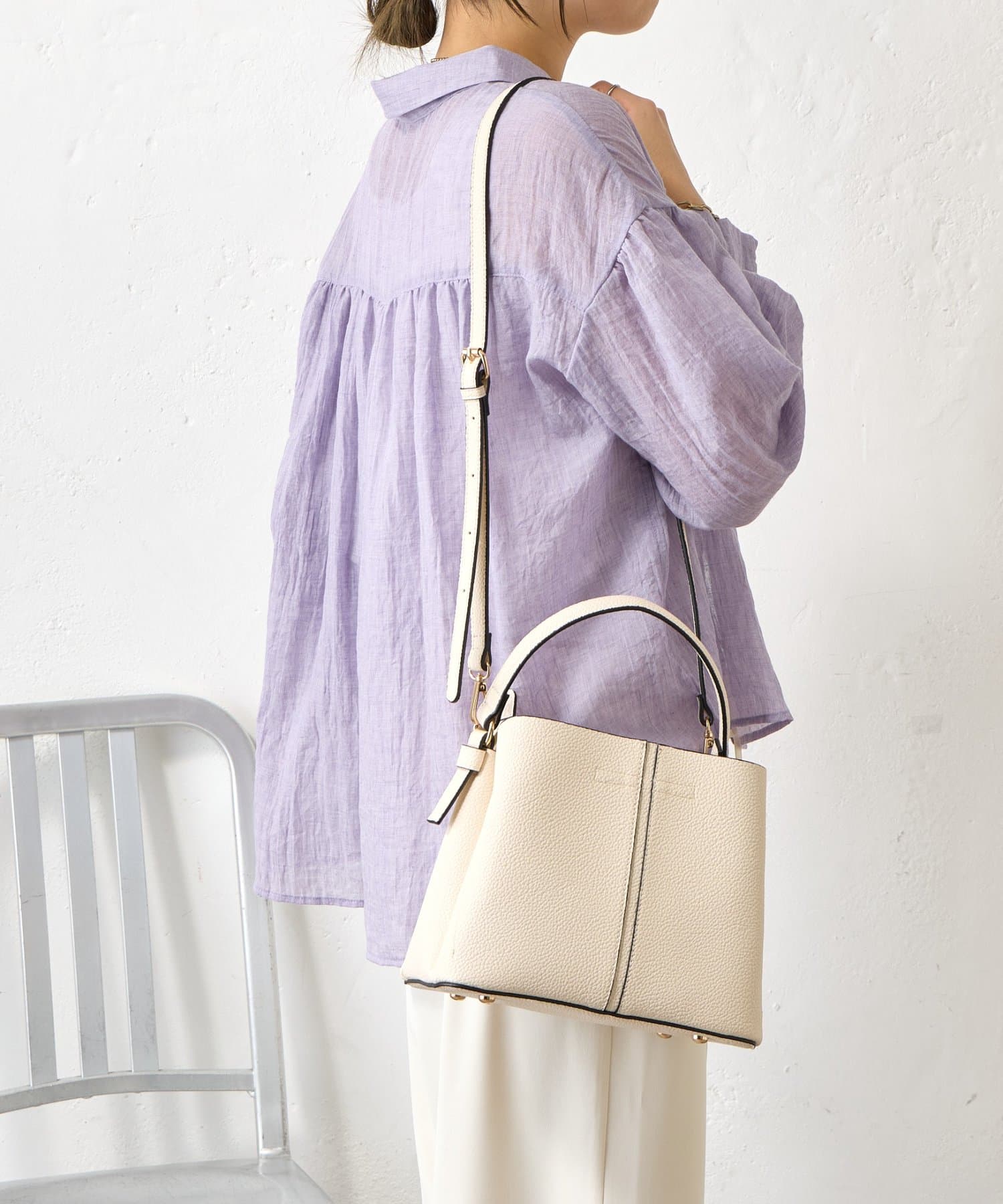 Jena　espace merveilleux(ジェナ　エスパスメルヴェイユ) 袖ギャザーガーゼSH