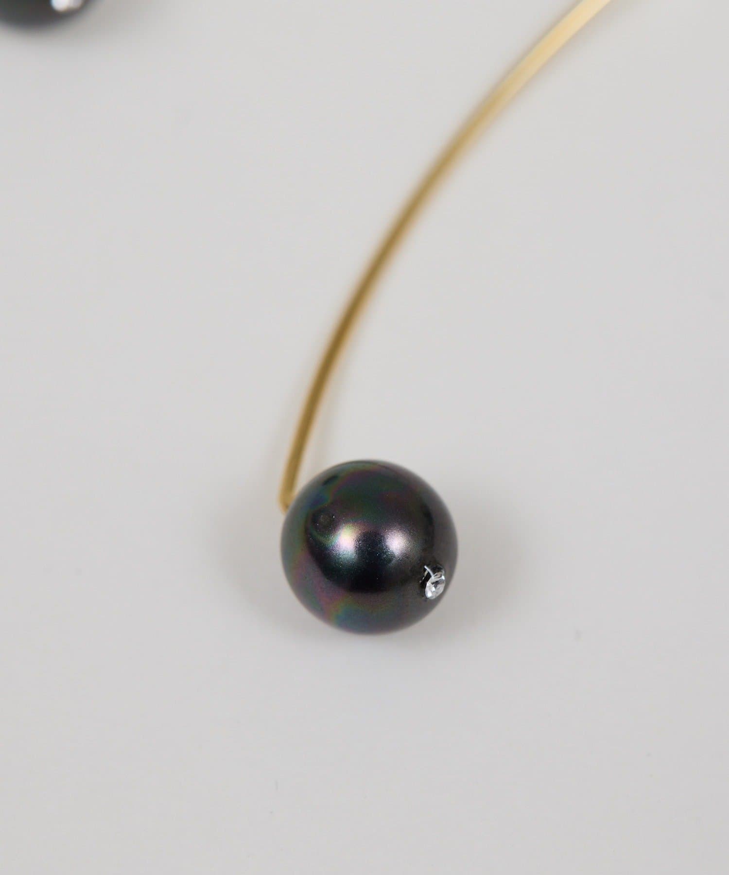 GALLARDAGALANTE(ガリャルダガランテ) シェルパールラインフックピアス