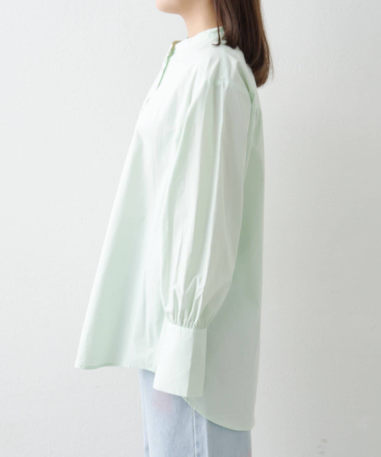 Kastane(カスタネ) 【2026SSカタログ/フード取り外し可】フードノーカラーシャツ