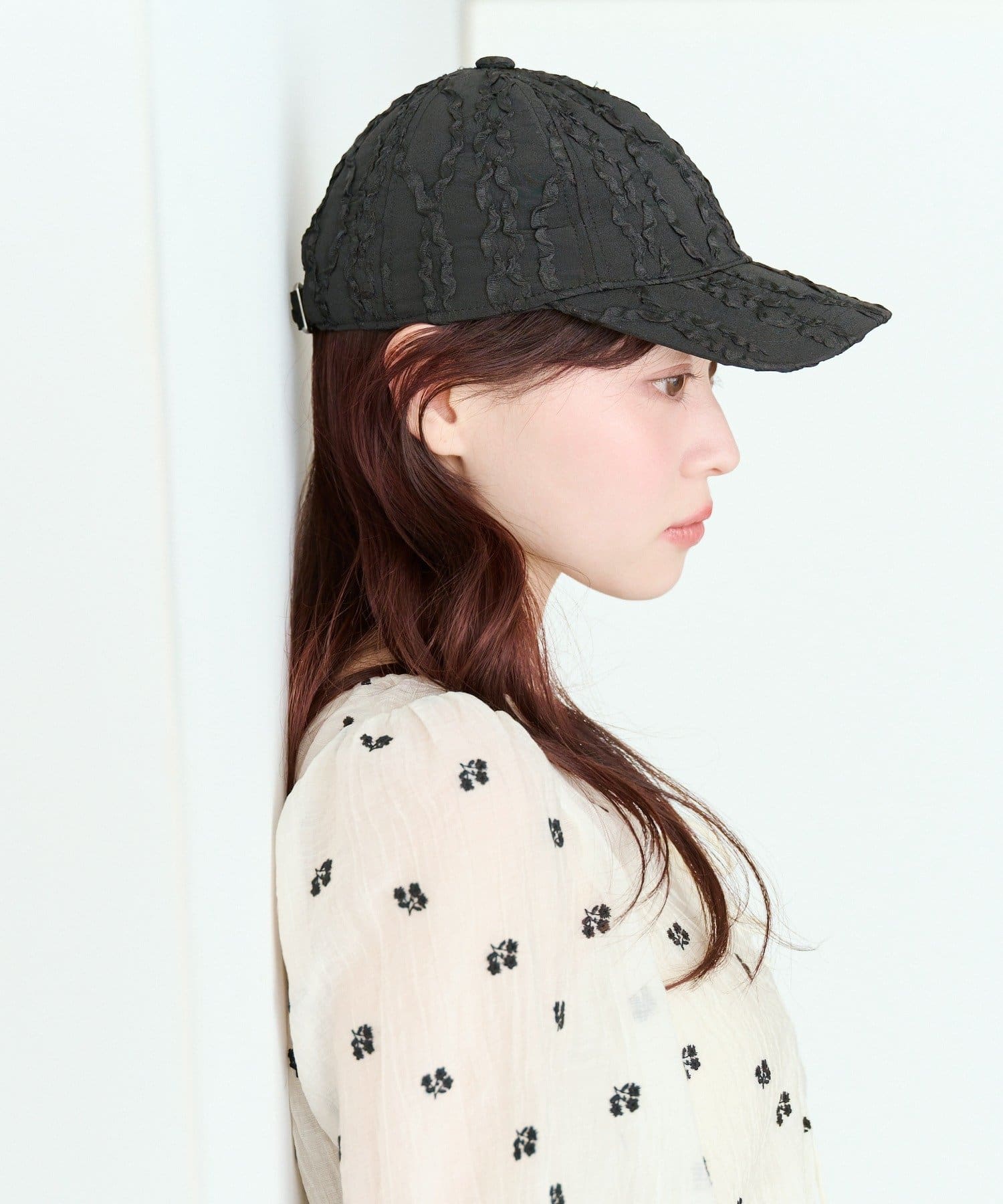 Kastane(カスタネ) ランダムフリルキャップ