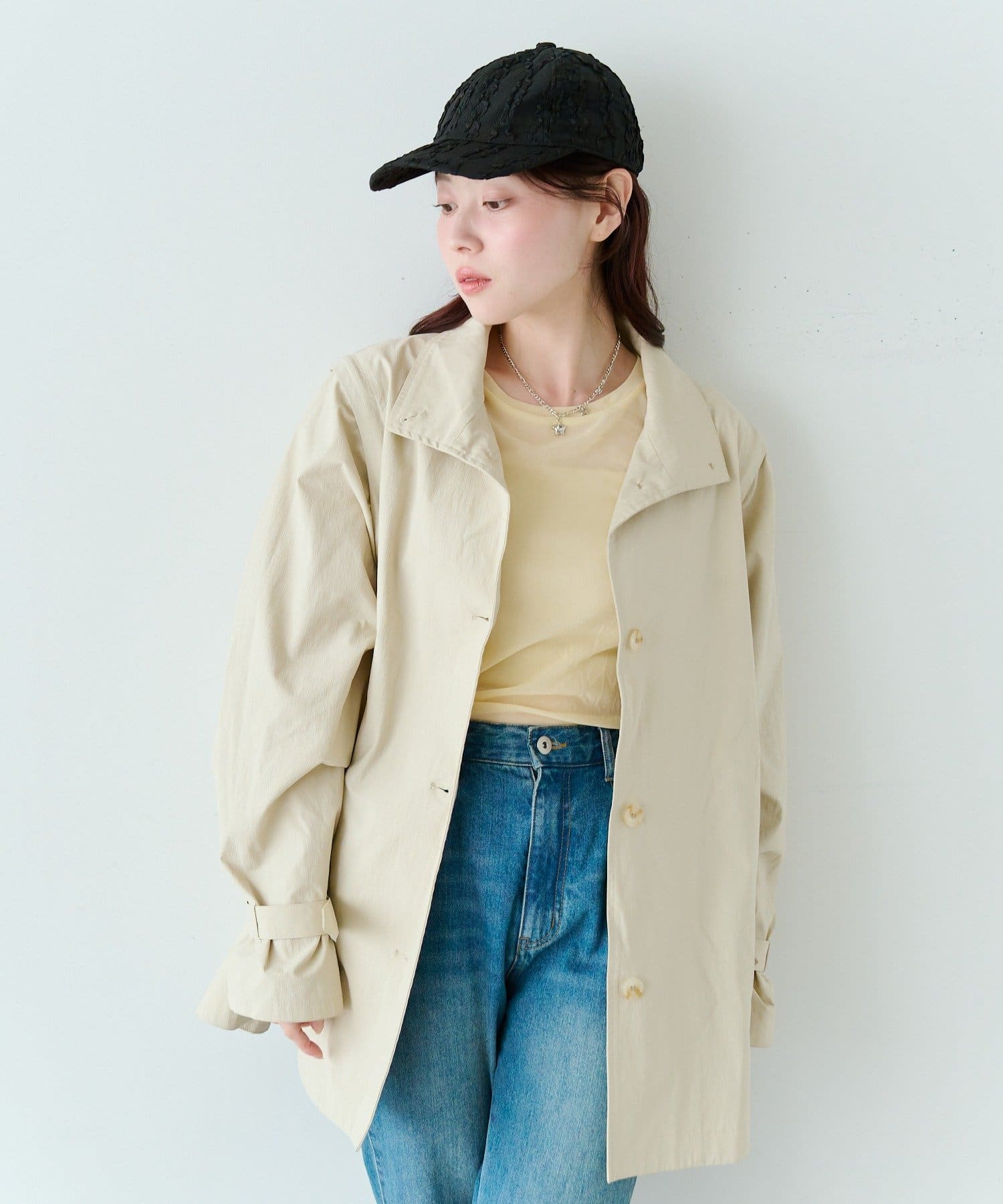 Kastane(カスタネ) ランダムフリルキャップ