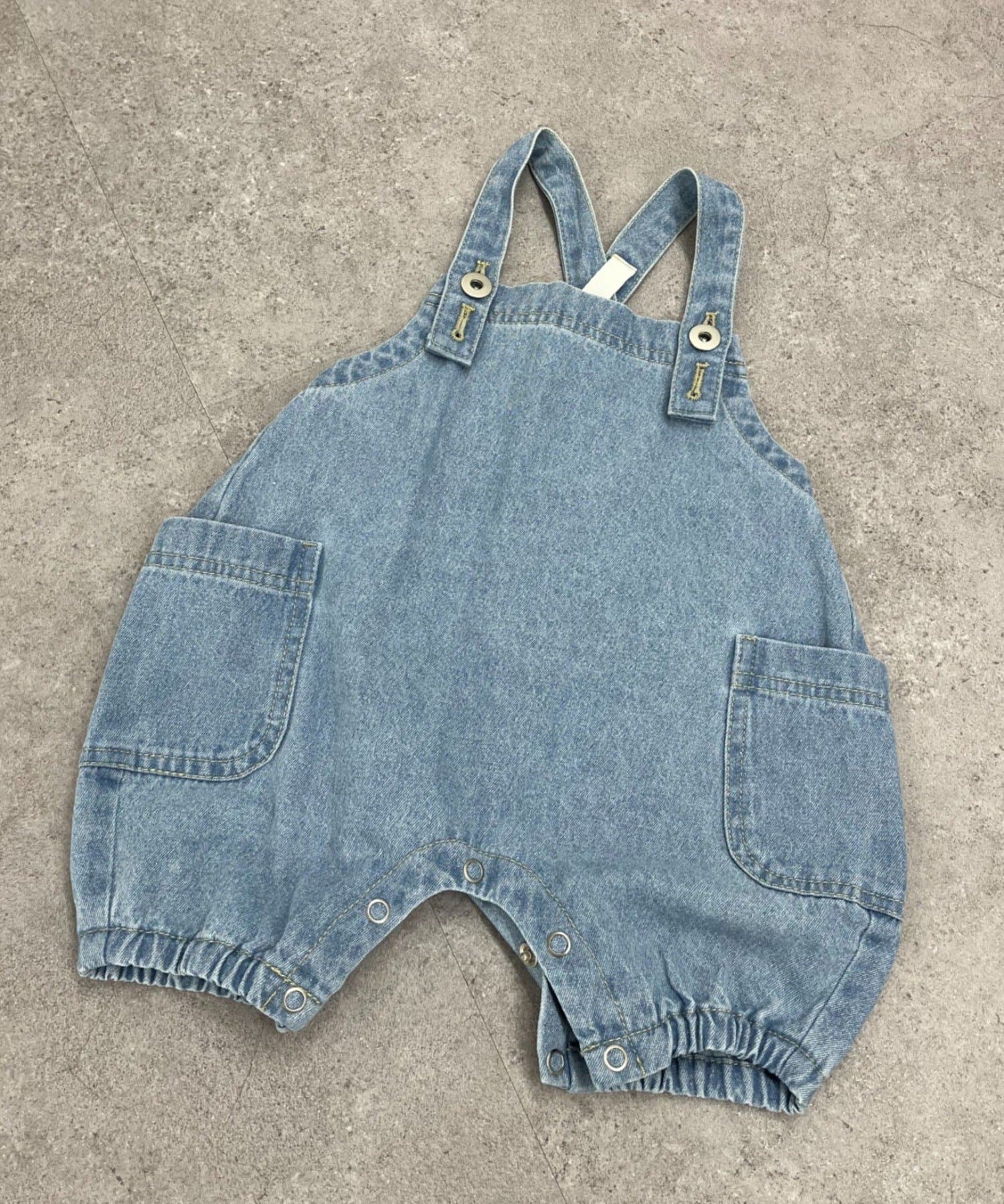 CIAOPANIC TYPY(チャオパニックティピー) 【BABY】カボチャデニムサロペロンパース