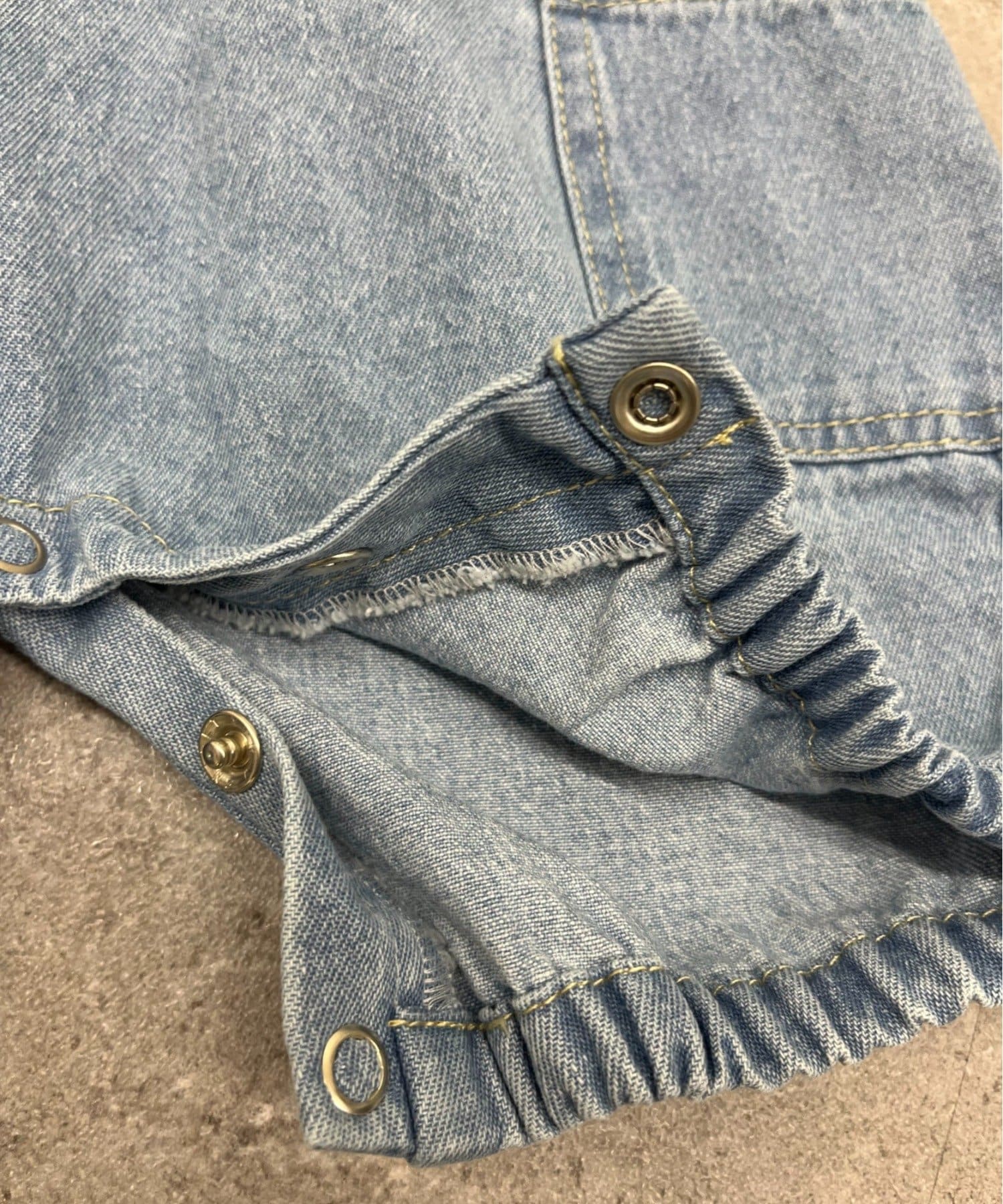 CIAOPANIC TYPY(チャオパニックティピー) 【BABY】サラッと快適！カボチャデニムサロペロンパース