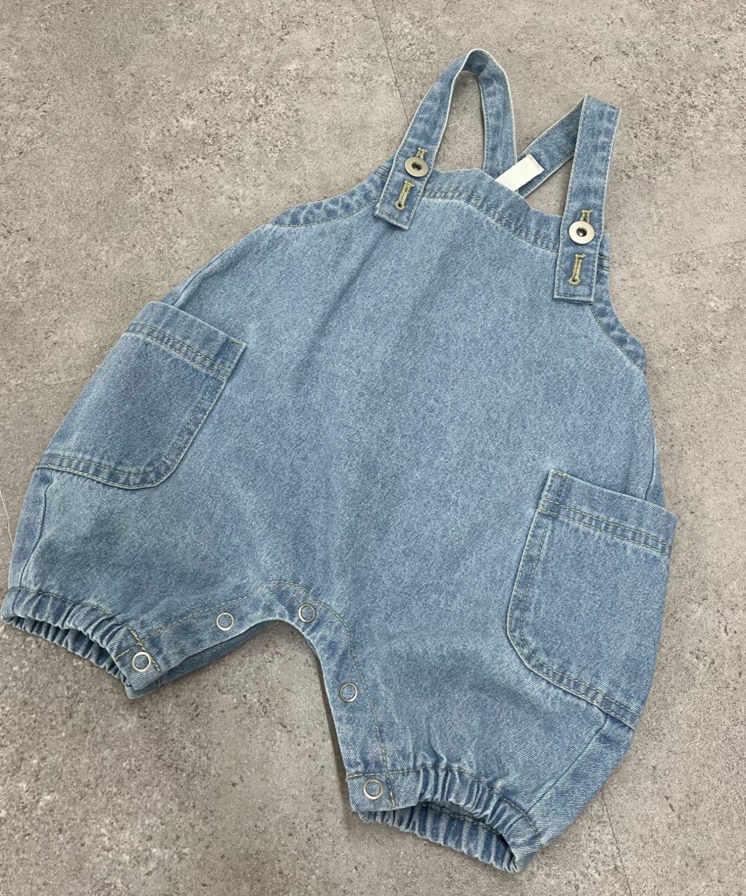 CIAOPANIC TYPY(チャオパニックティピー) 【BABY】サラッと快適！カボチャデニムサロペロンパース