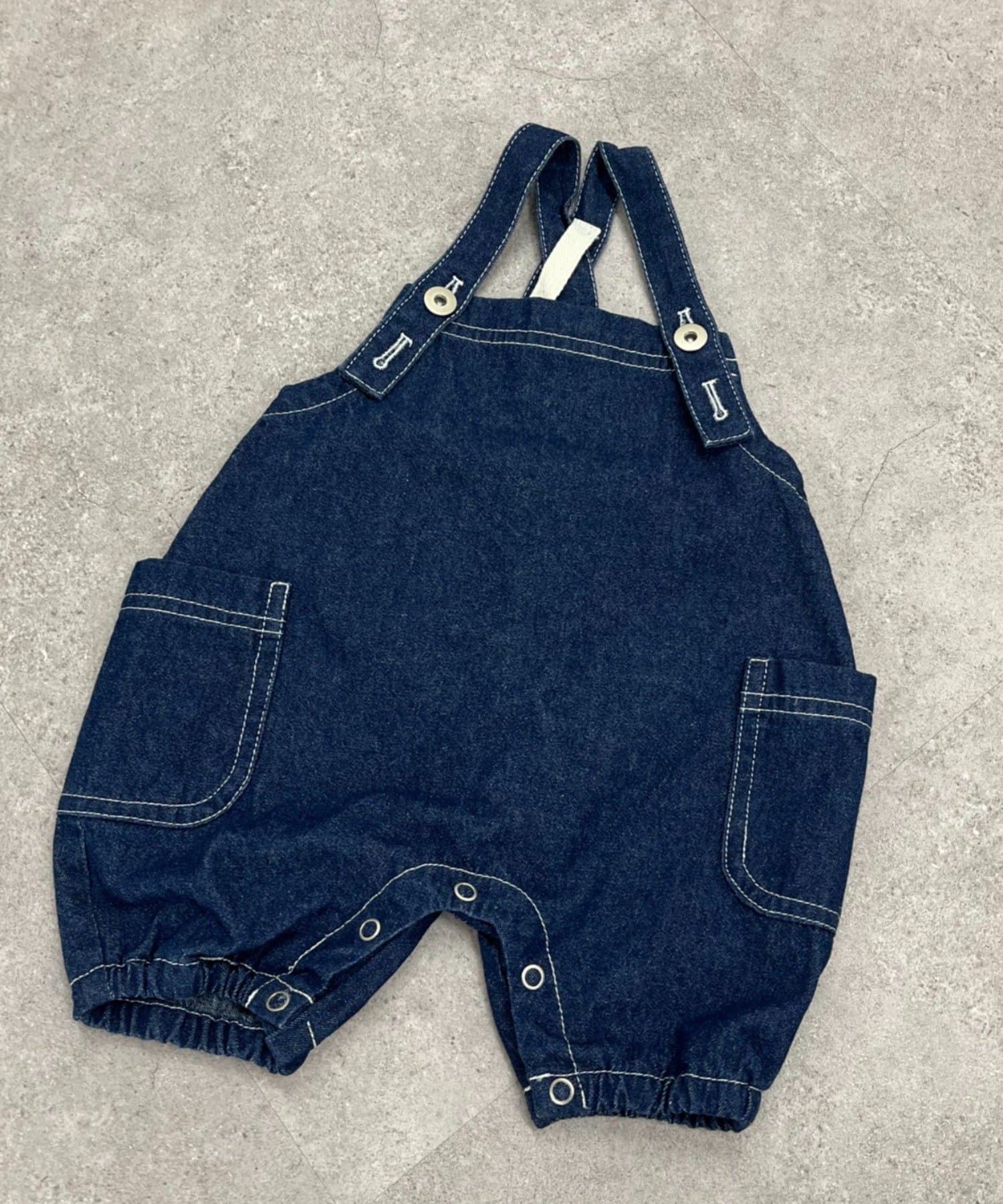 CIAOPANIC TYPY(チャオパニックティピー) 【BABY】カボチャデニムサロペロンパース