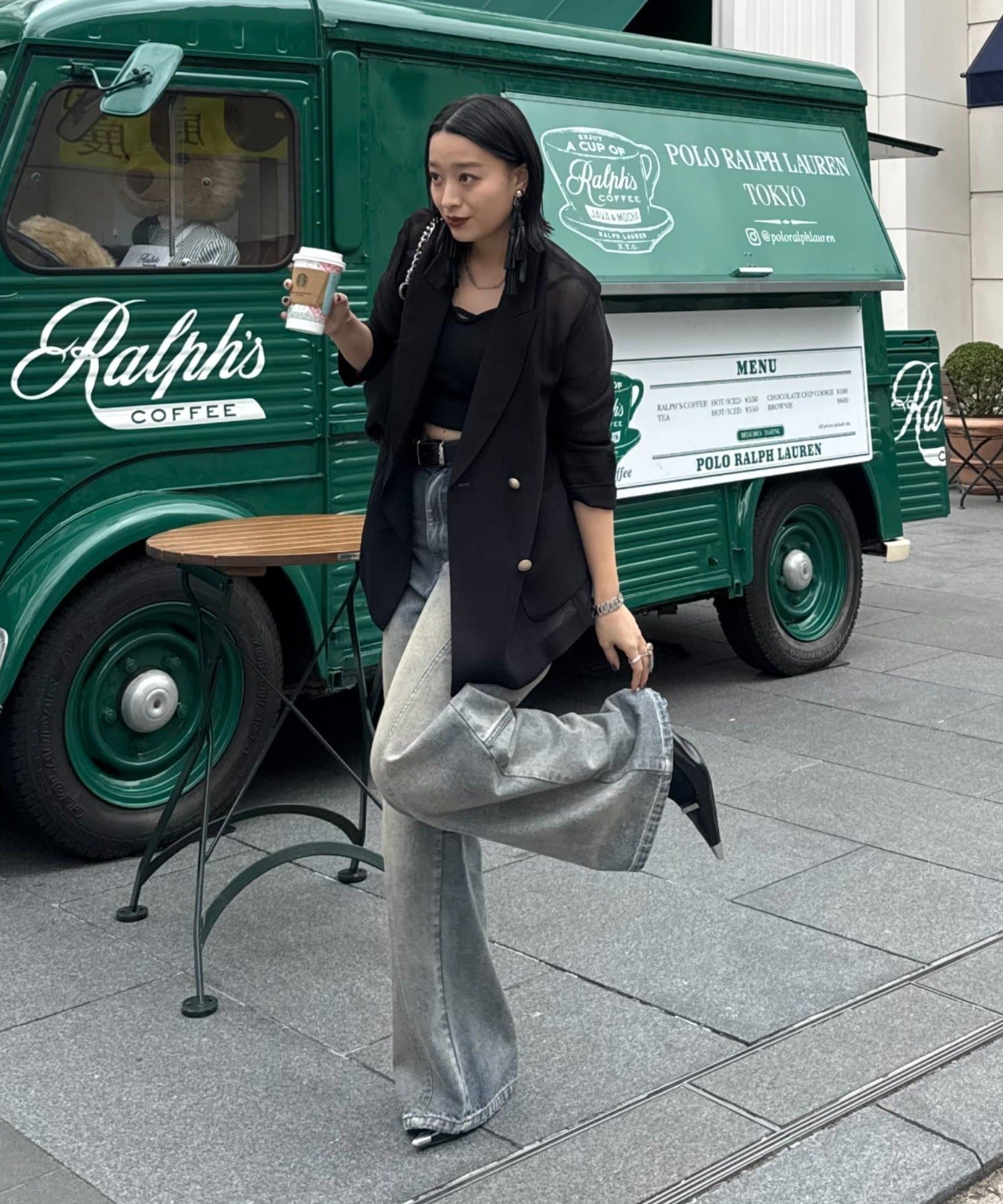 Lui's(ルイス) 【miu セレクト】メッシュダブルジャケット