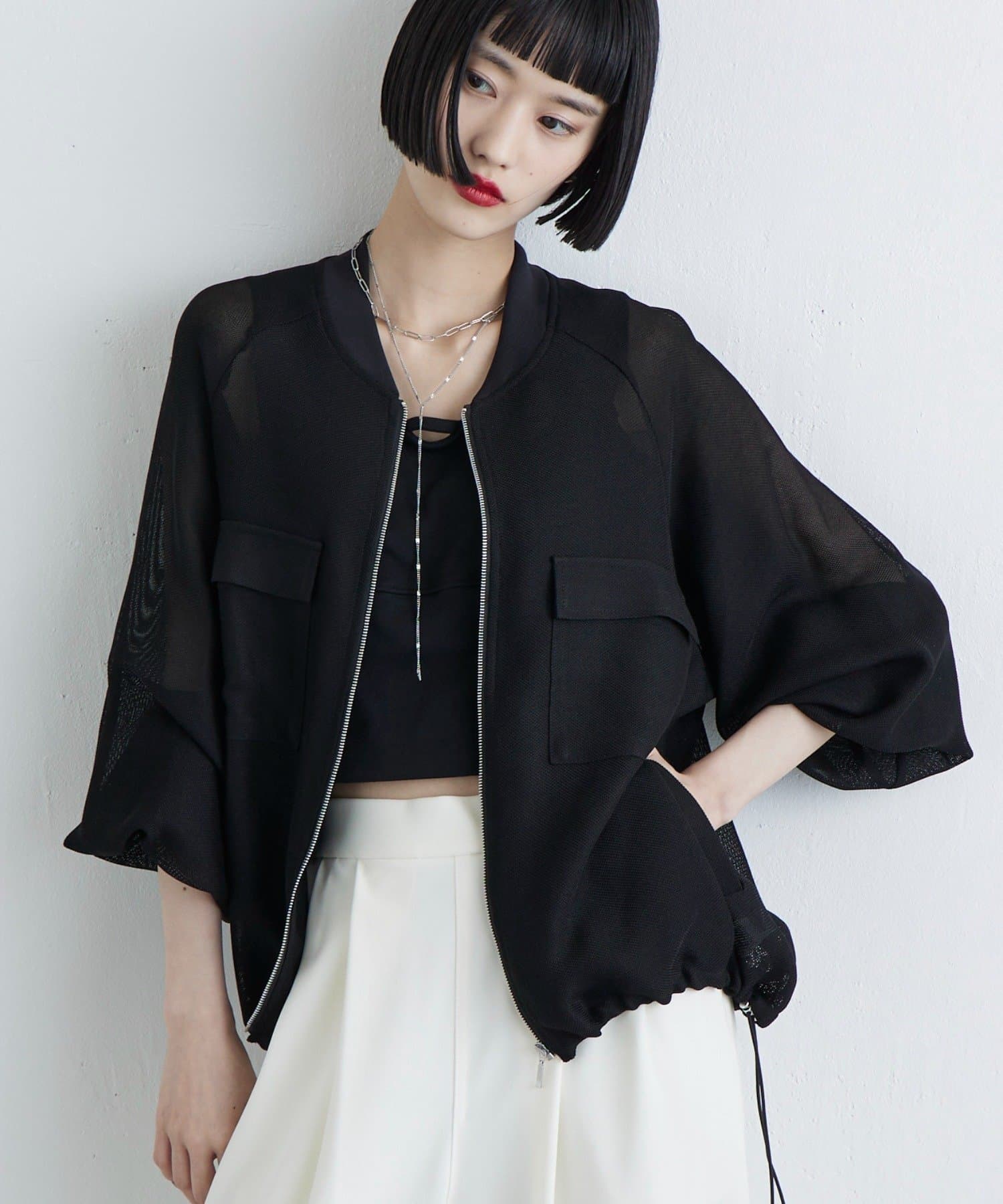 Lui's(ルイス) メッシュZIPブルゾン