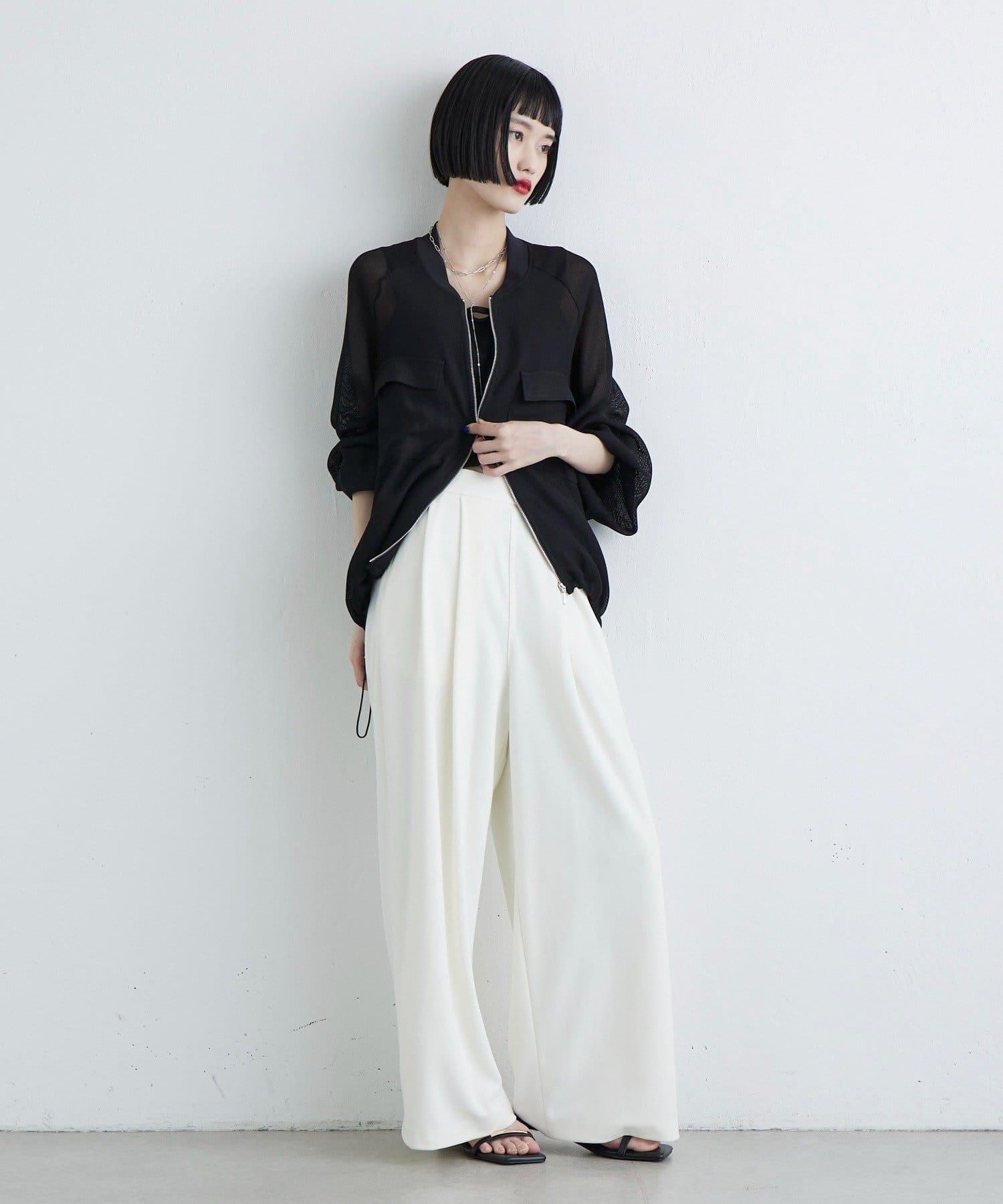 Lui's(ルイス) メッシュZIPブルゾン