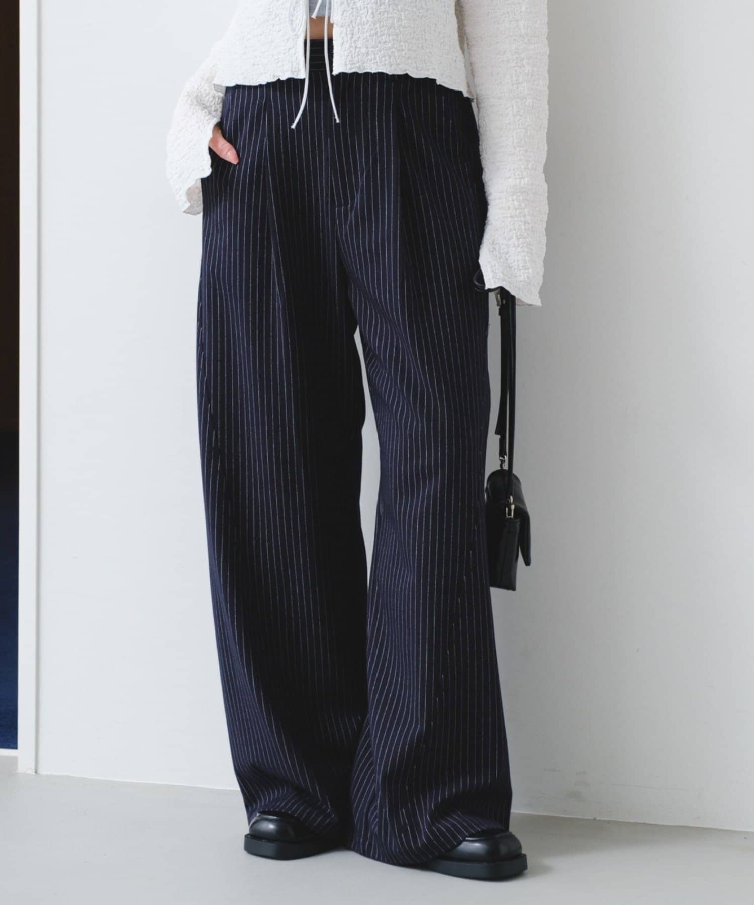 Kastane(カスタネ) 【2.7(土)11:00～2.8(日)ポイントUP開催/2サイズ展開/低身長サイズ】SETUPカーブスラックス