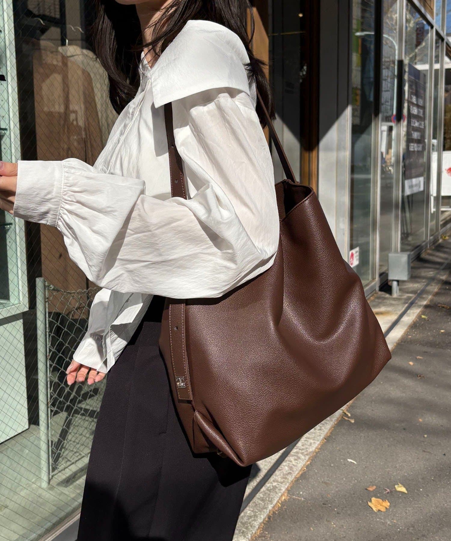 CAPRICIEUX LE'MAGE(カプリシュレマージュ) 【NEW】2WAYワンハンドルバッグ