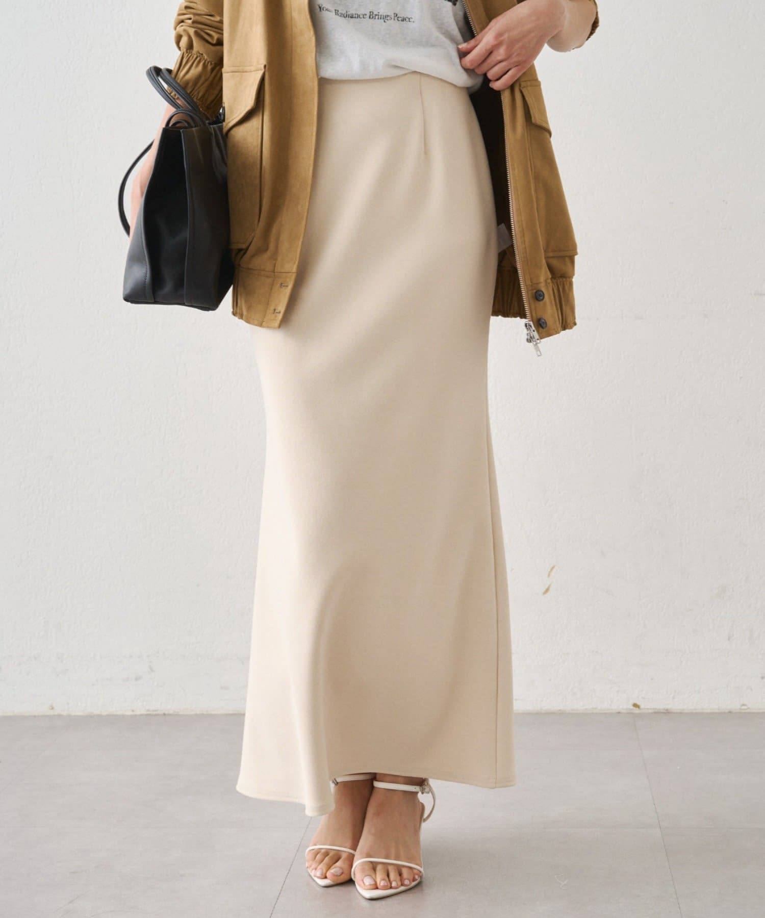 LOUNGEDRESS(ラウンジドレス) カットジョーゼットマーメイドスカート