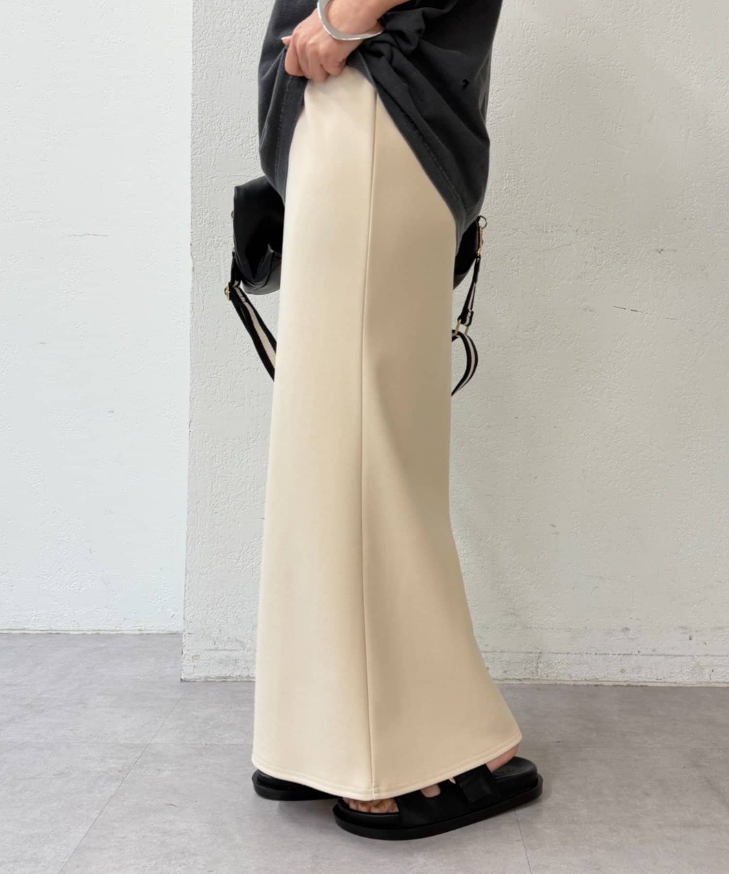 LOUNGEDRESS(ラウンジドレス) カットジョーゼットマーメイドスカート