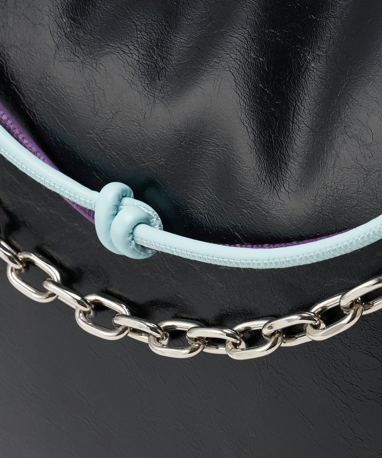 CIAOPANIC(チャオパニック) 【GRAIN/グレイン】配色レザーチェーン2WAYショルダーバッグ