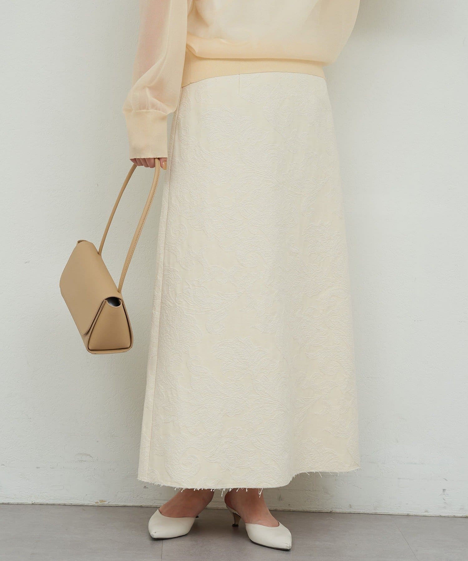 GALLARDAGALANTE(ガリャルダガランテ) 【セットアップ対応】ジャガードスカート