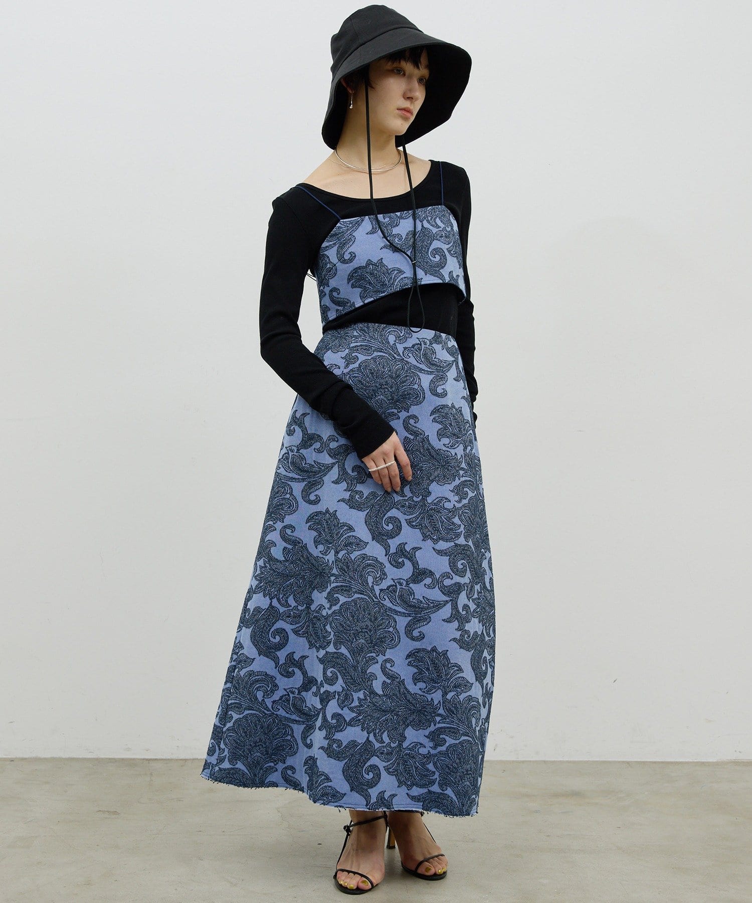 GALLARDAGALANTE(ガリャルダガランテ) 【セットアップ対応】ジャガードスカート