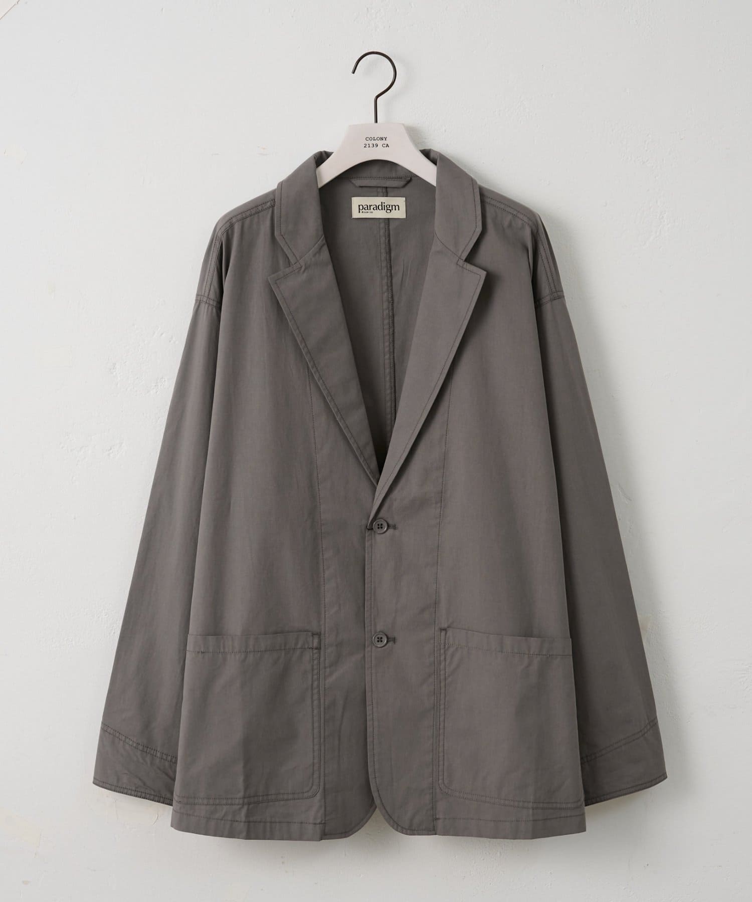 COLONY 2139(コロニー トゥーワンスリーナイン) 【paradigm】タイプライターオーバーシャツジャケットU(セットアップ対応)