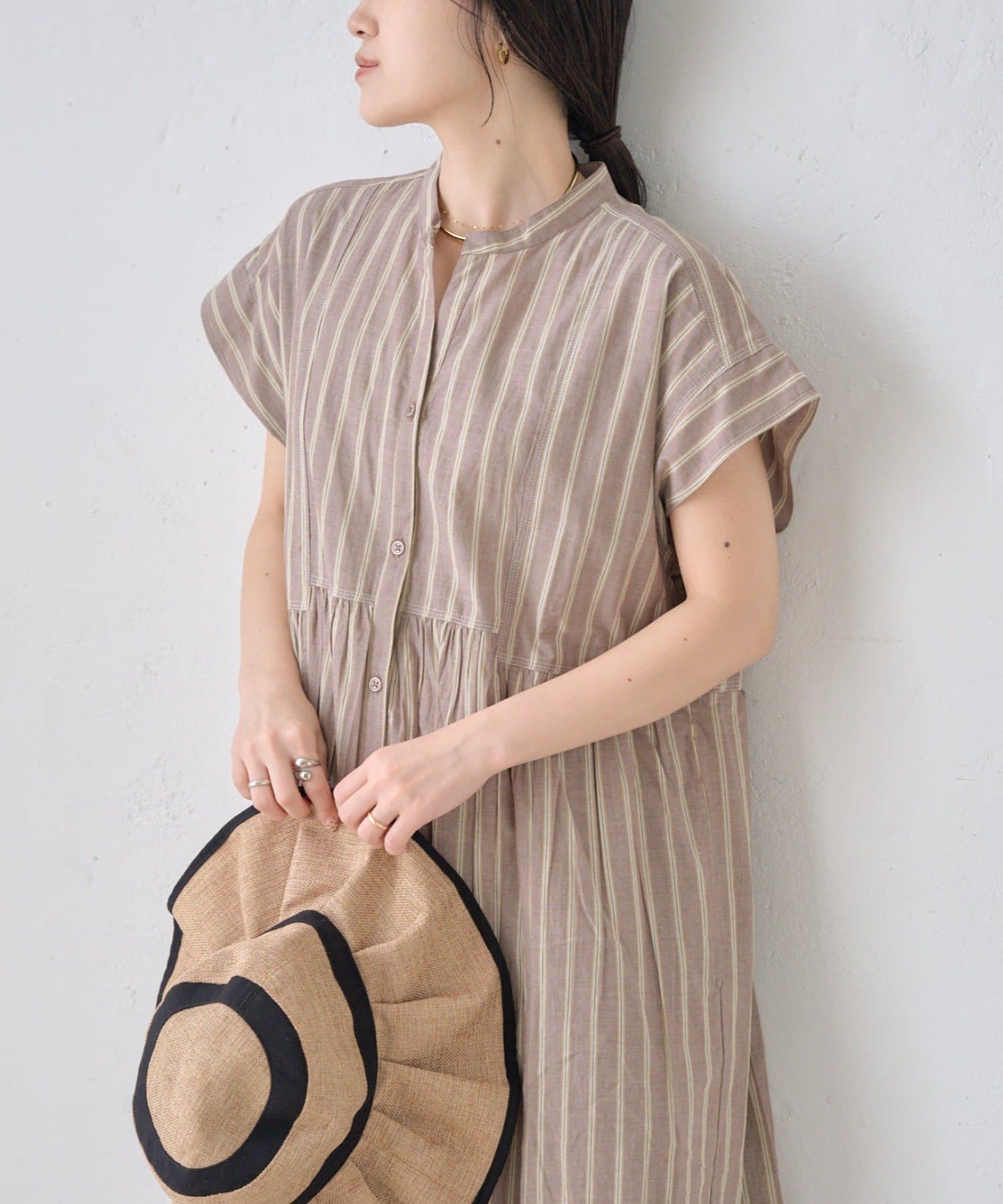 CIAOPANIC TYPY(チャオパニックティピー) 【india】シリコンウォッシュボイルドルマンスリーブワンピ