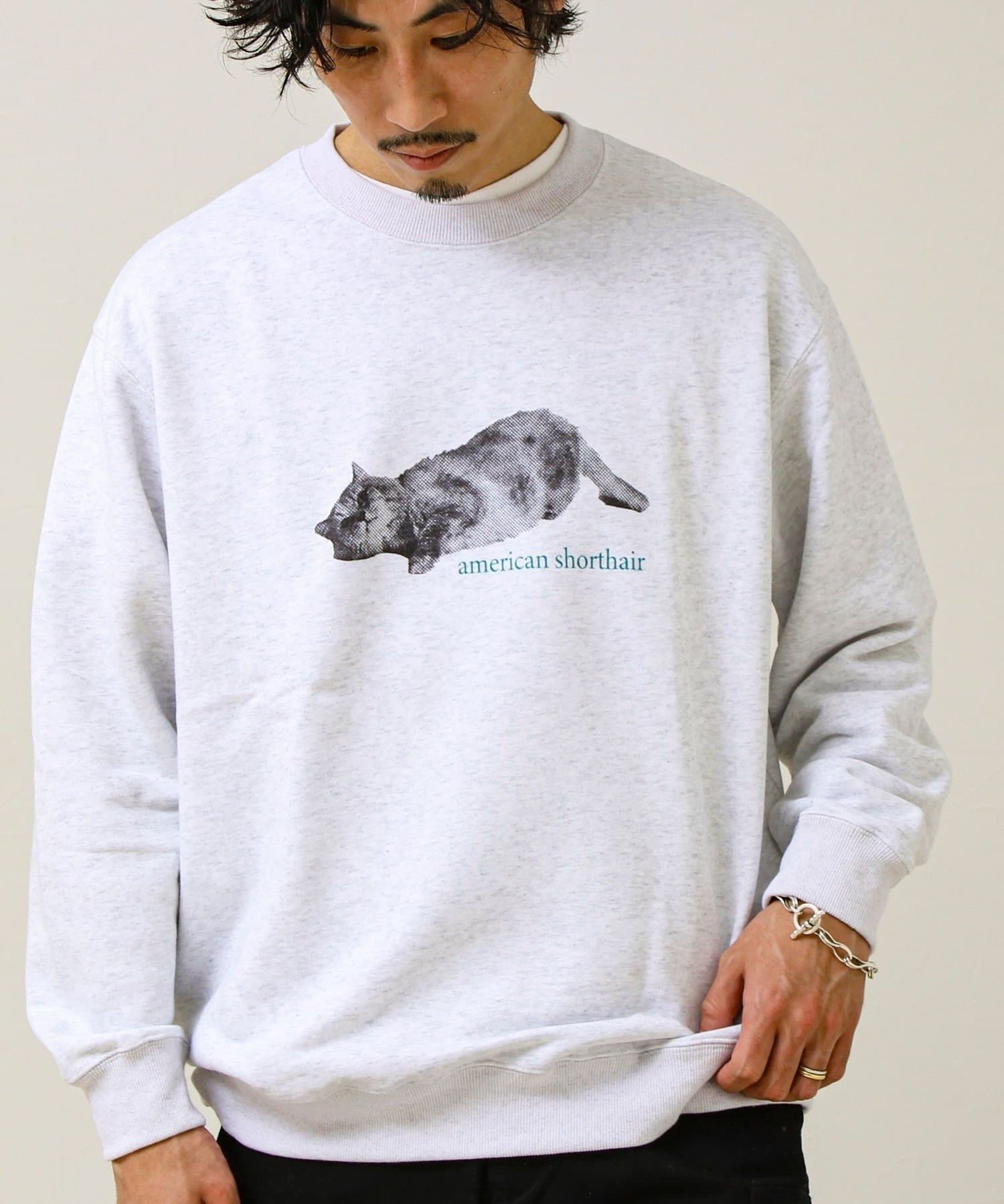 FREDY & GLOSTER(フレディ アンド グロスター) 【MY PET】クルーネックプリントスウェット