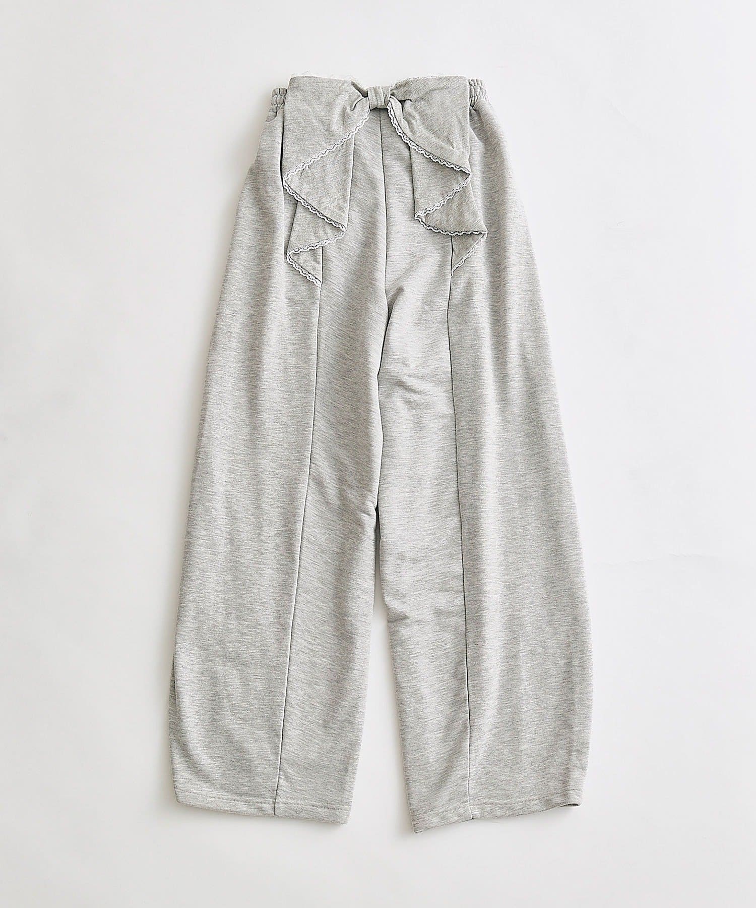 OLIVE des OLIVE(オリーブ デ オリーブ) バックリボンスウェットパンツ