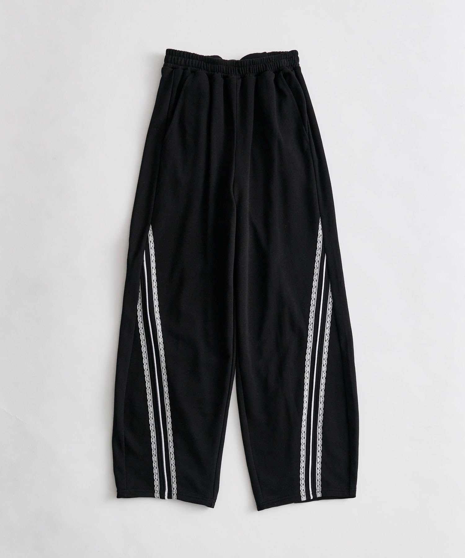 OLIVE des OLIVE(オリーブ デ オリーブ) バックリボンスウェットパンツ