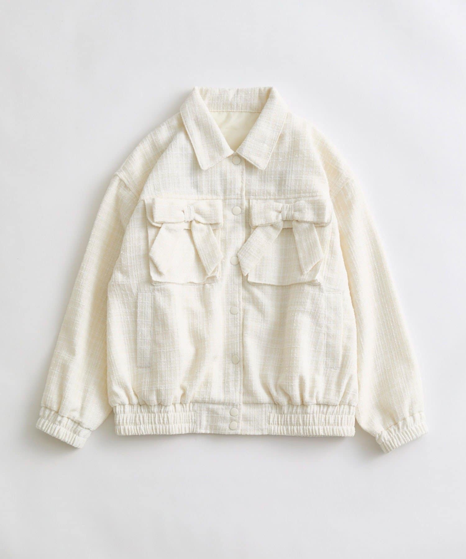 OLIVE des OLIVE(オリーブ デ オリーブ) リボンビッグブルゾン