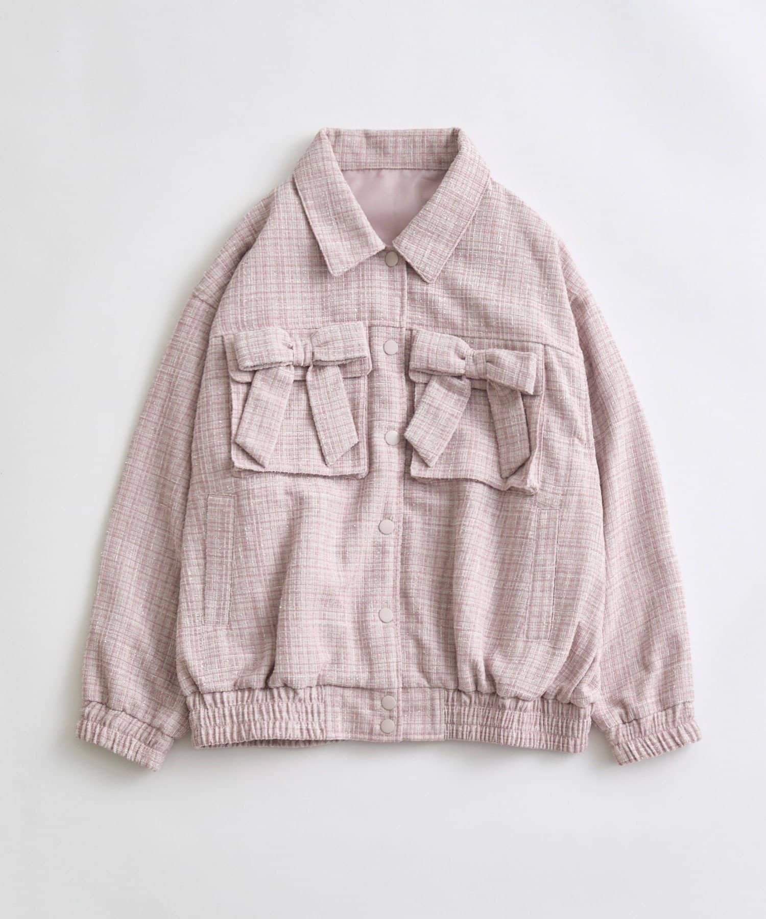 OLIVE des OLIVE(オリーブ デ オリーブ) リボンビッグブルゾン