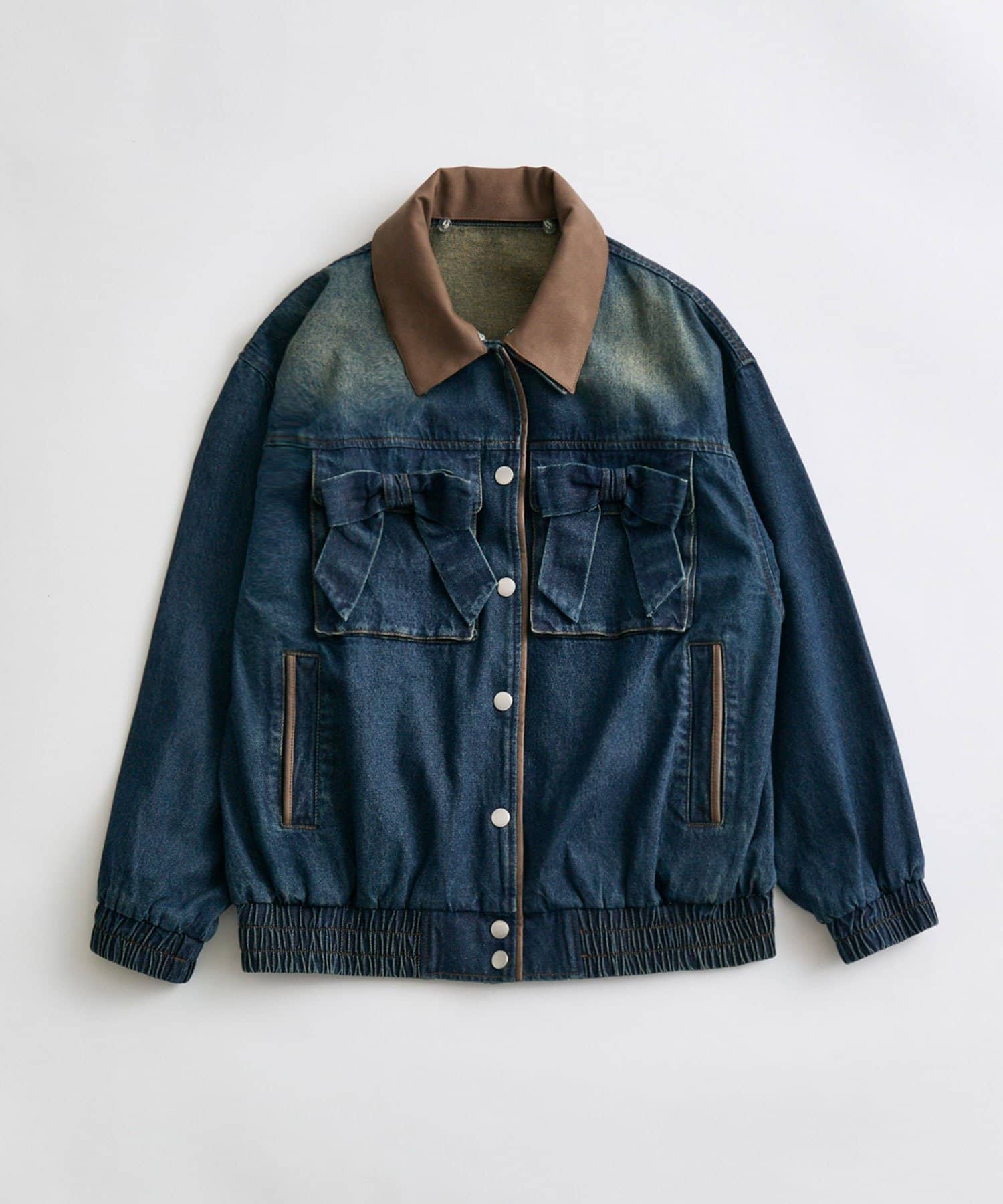 OLIVE des OLIVE(オリーブ デ オリーブ) リボンビッグブルゾン