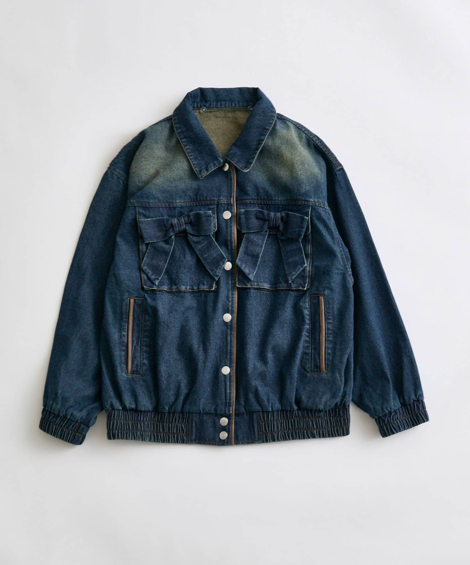 OLIVE des OLIVE(オリーブ デ オリーブ) リボンビッグブルゾン