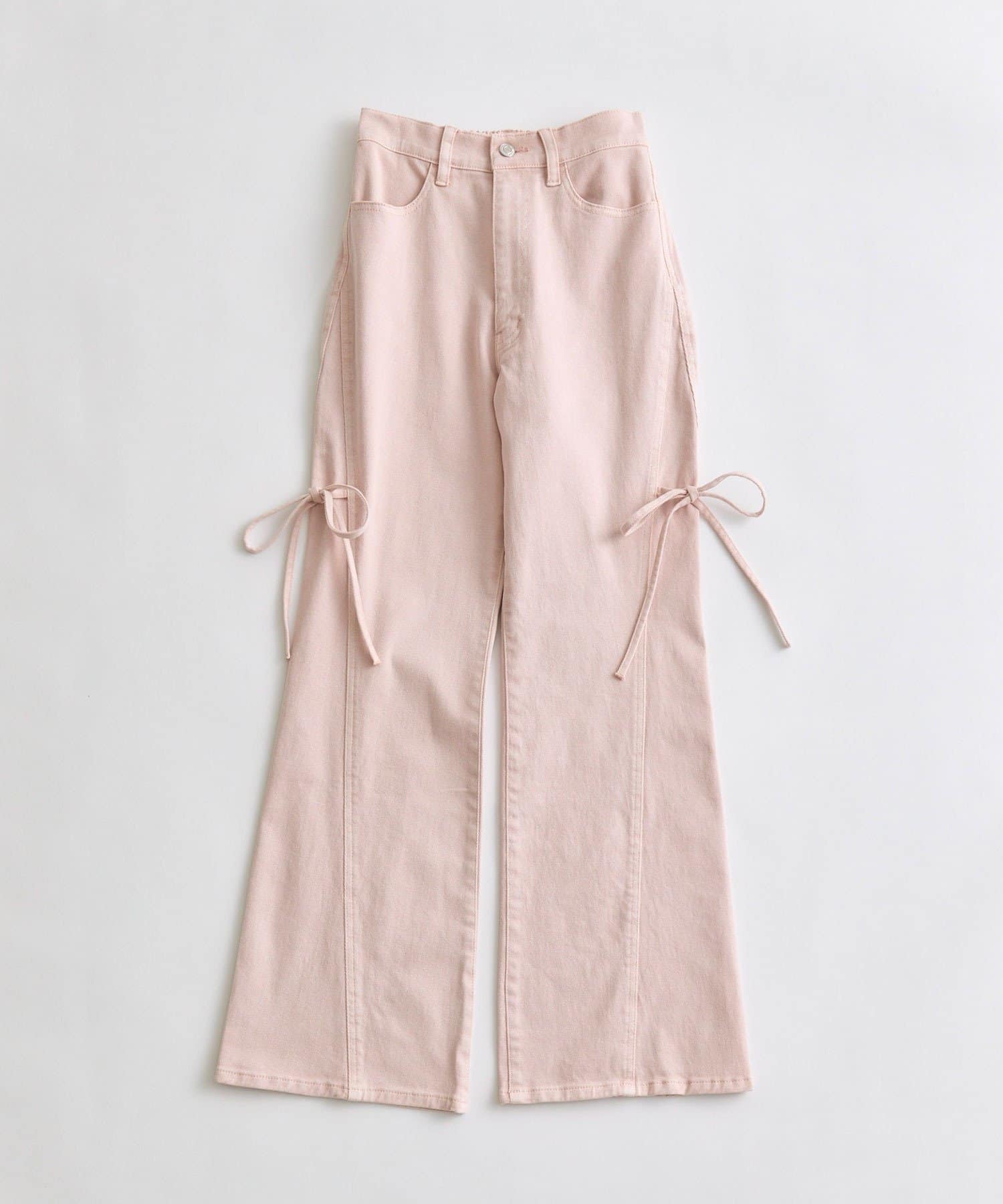 OLIVE des OLIVE(オリーブ デ オリーブ) 美脚ストレッチフレアデニムパンツ