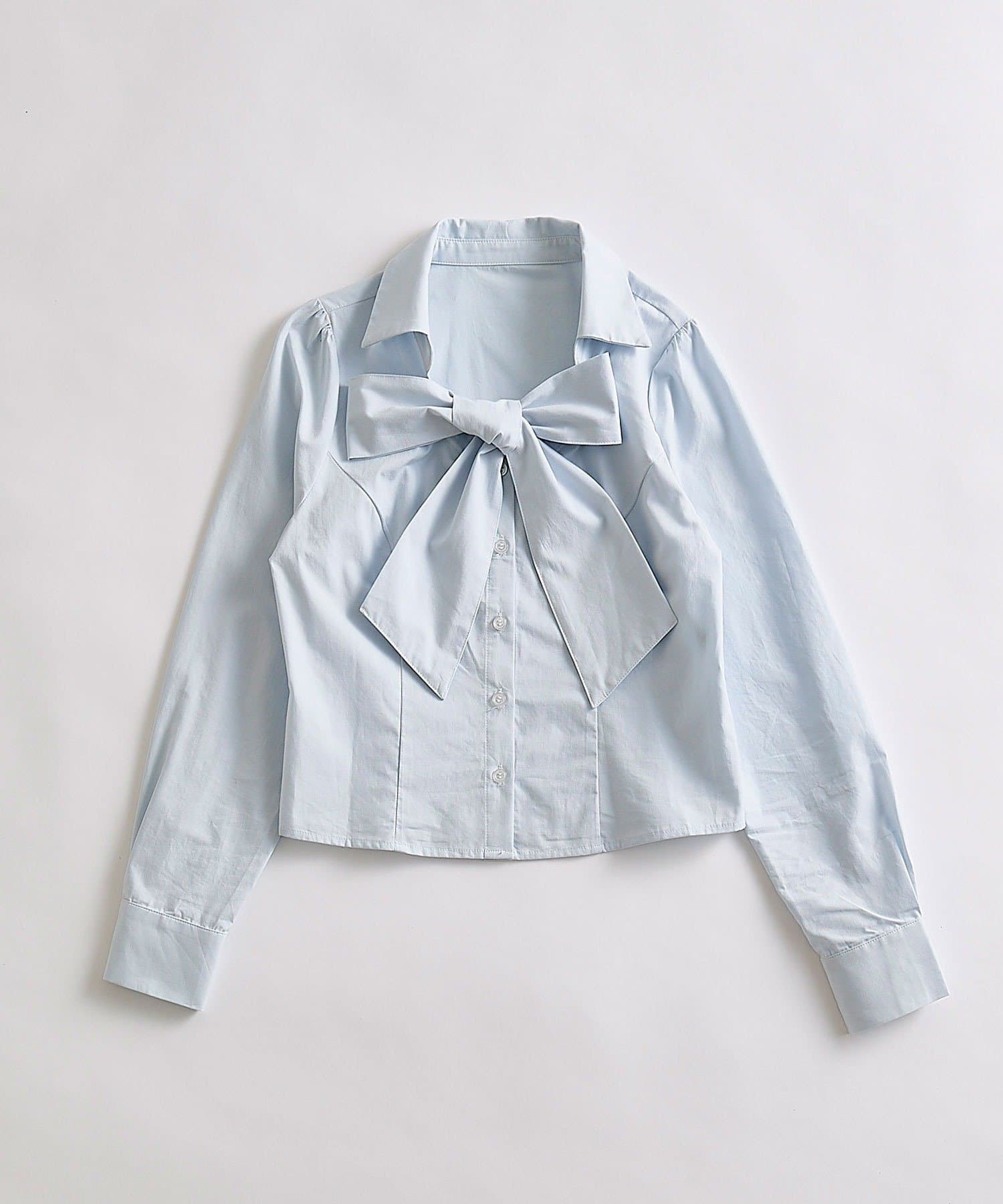 OLIVE des OLIVE(オリーブ デ オリーブ) ネクタイ付きボウタイブラウス