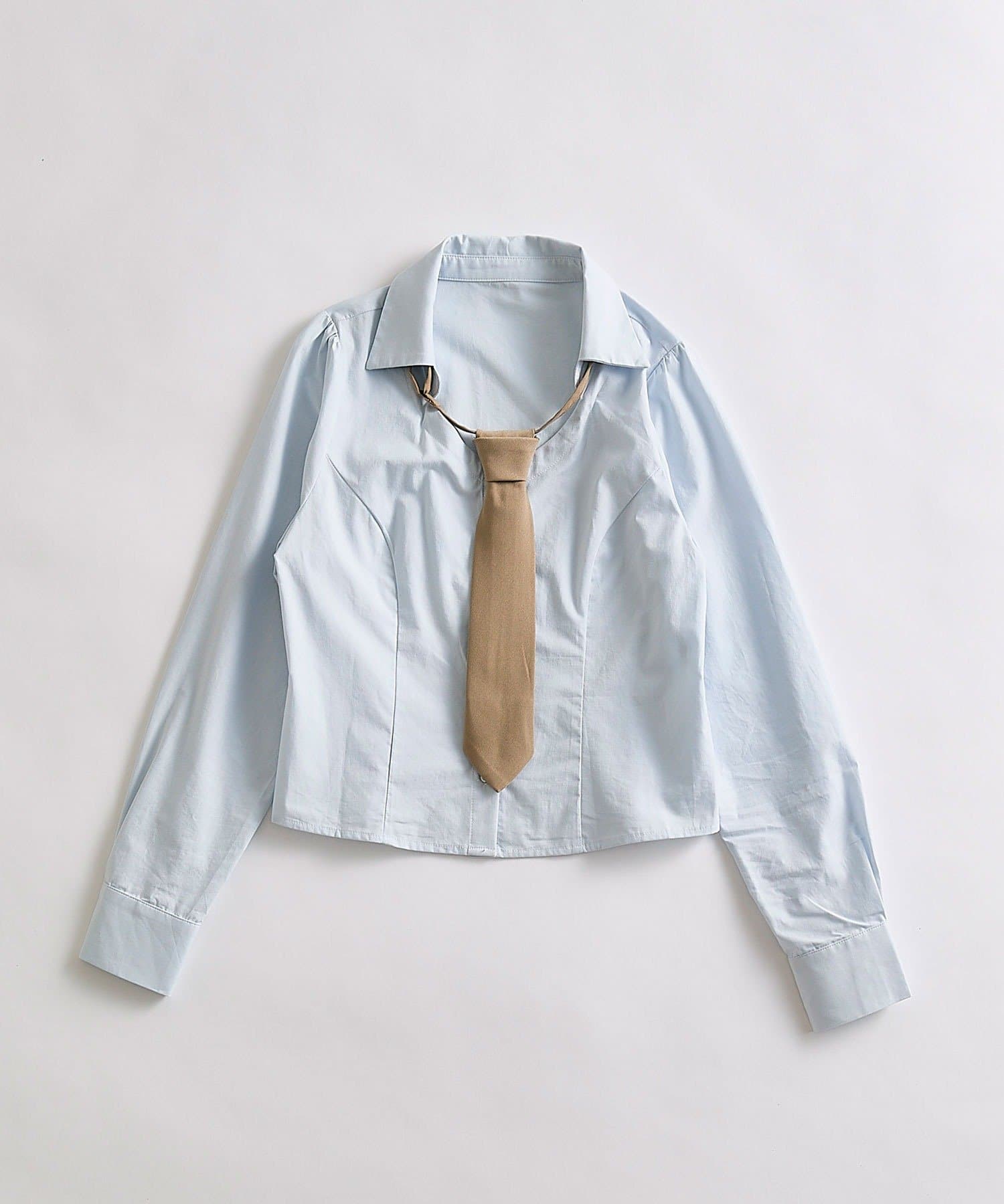 OLIVE des OLIVE(オリーブ デ オリーブ) ネクタイ付きボウタイブラウス