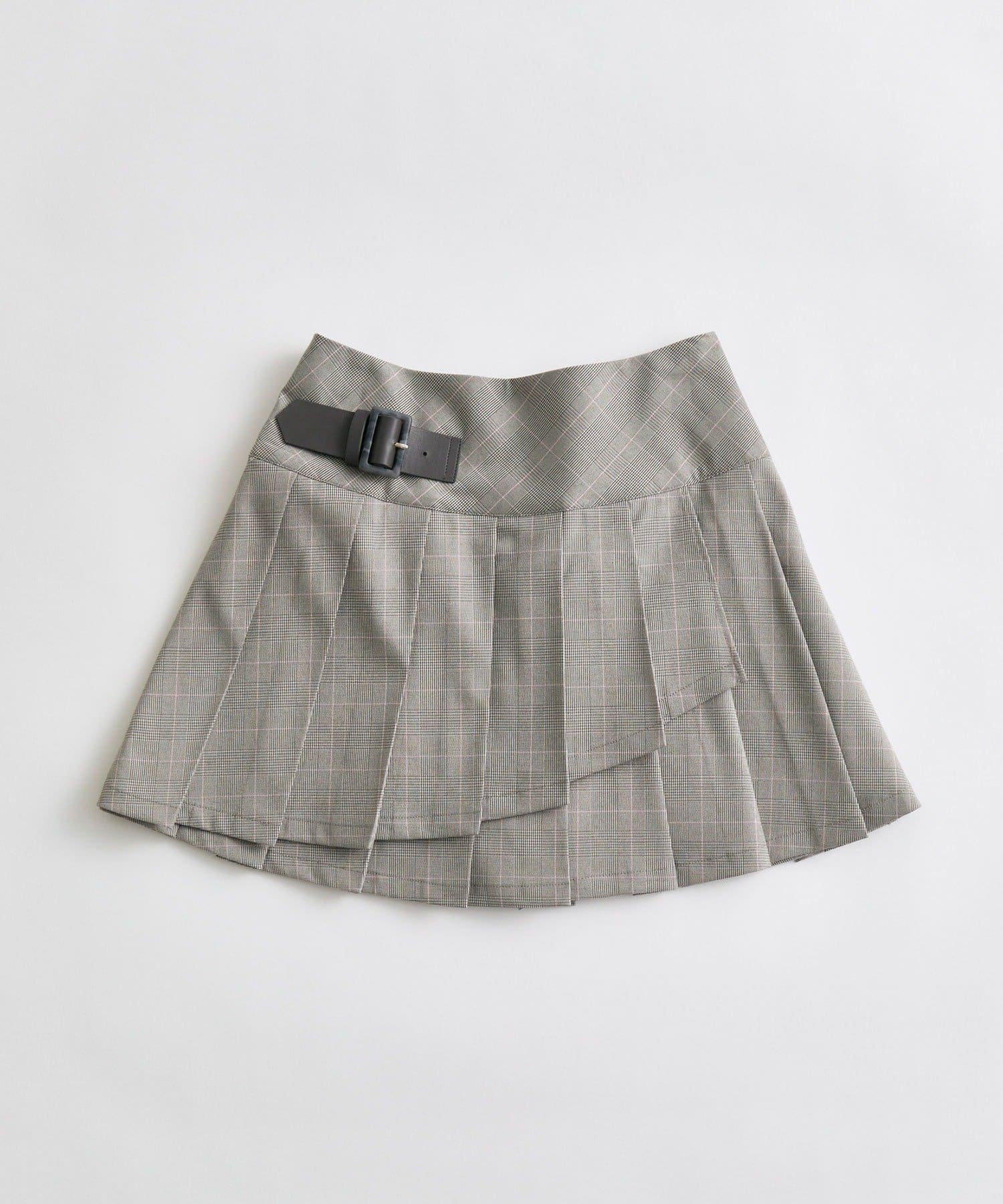 OLIVE des OLIVE(オリーブ デ オリーブ) アシメプリーツスカート