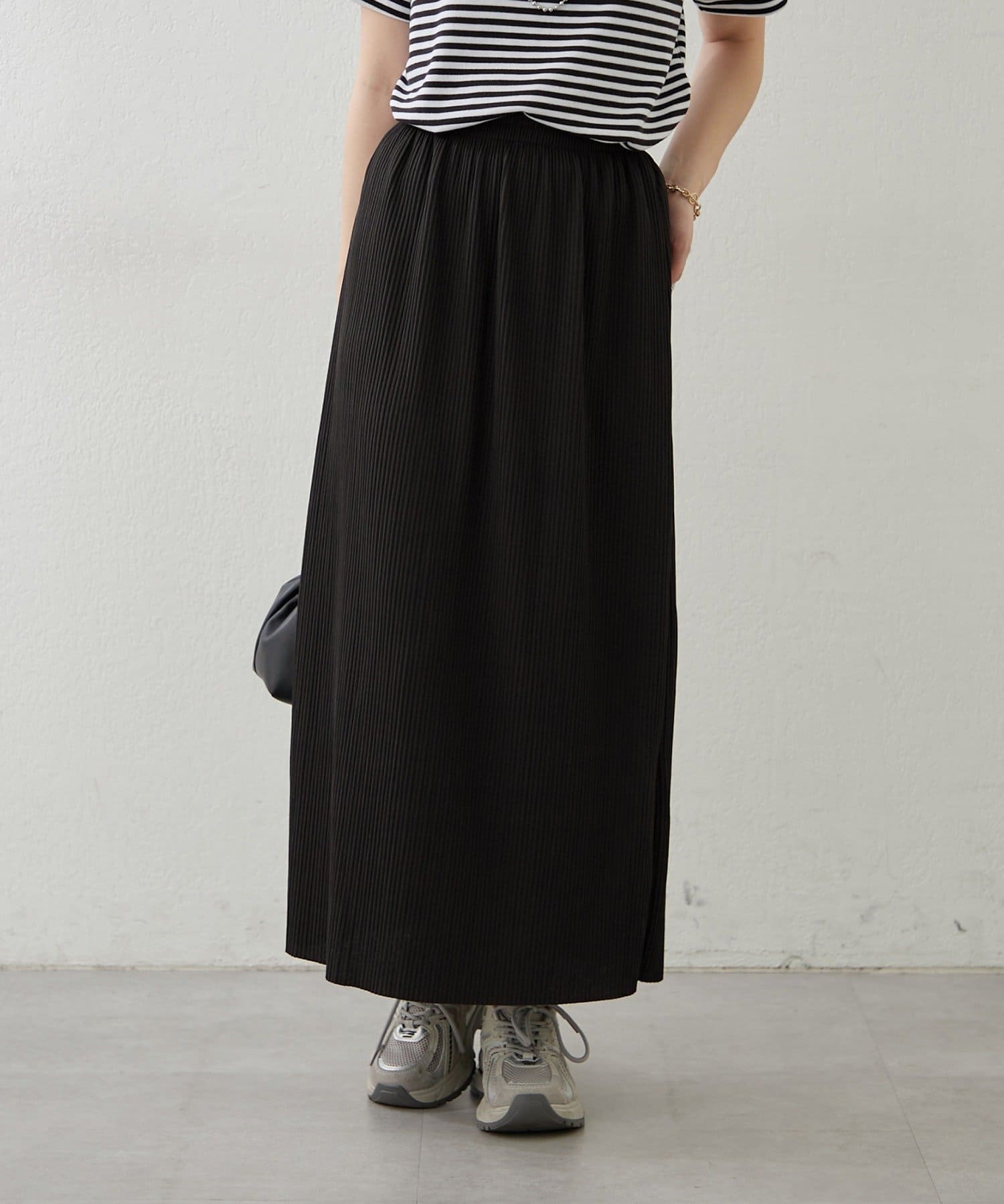 Remind me and forever(リマインドミーアンドフォーエバー) らくちん＆細見え叶う！リブナロースカート