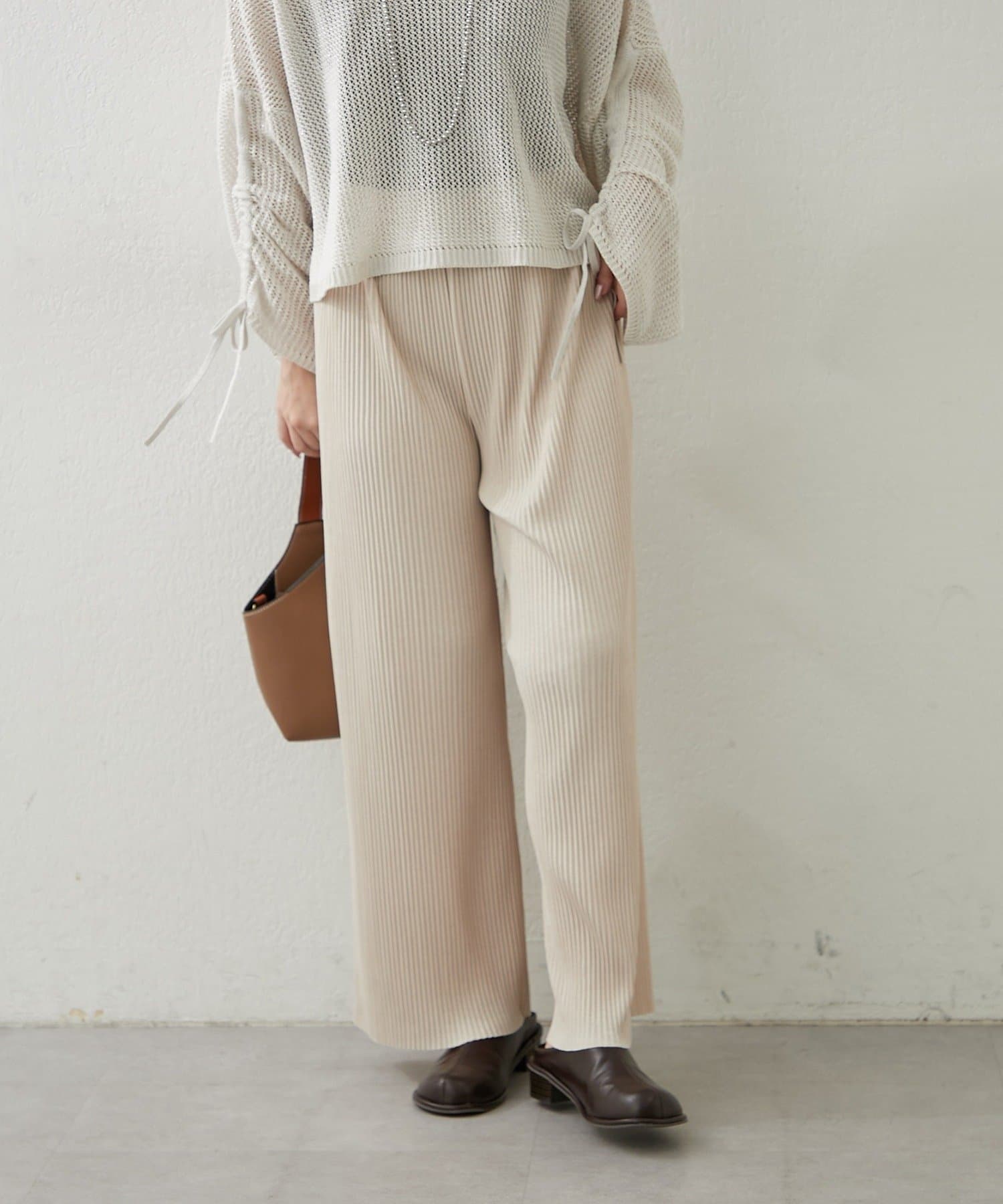 Remind me and forever(リマインドミーアンドフォーエバー) らくちんイージープリーツパンツ