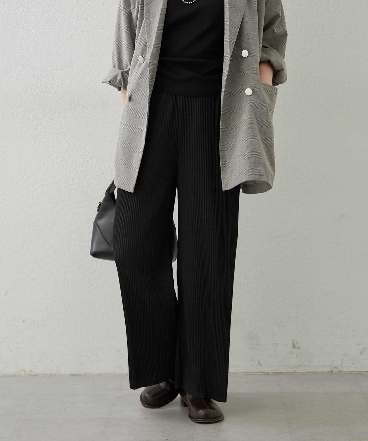 Remind me and forever(リマインドミーアンドフォーエバー) らくちんイージープリーツパンツ