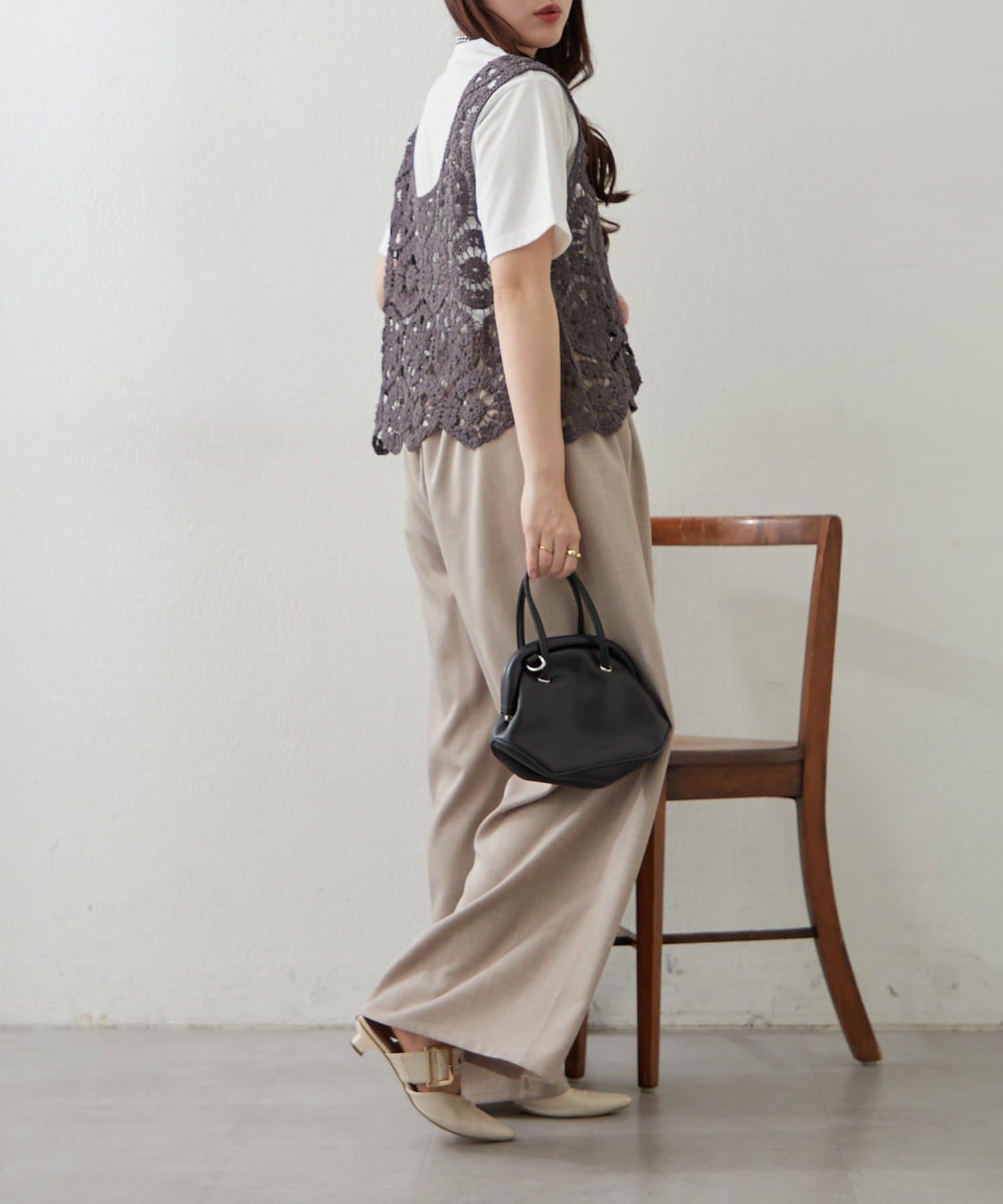 Remind me and forever(リマインドミーアンドフォーエバー) 【SET】かぎ針ベスト&Tシャツ