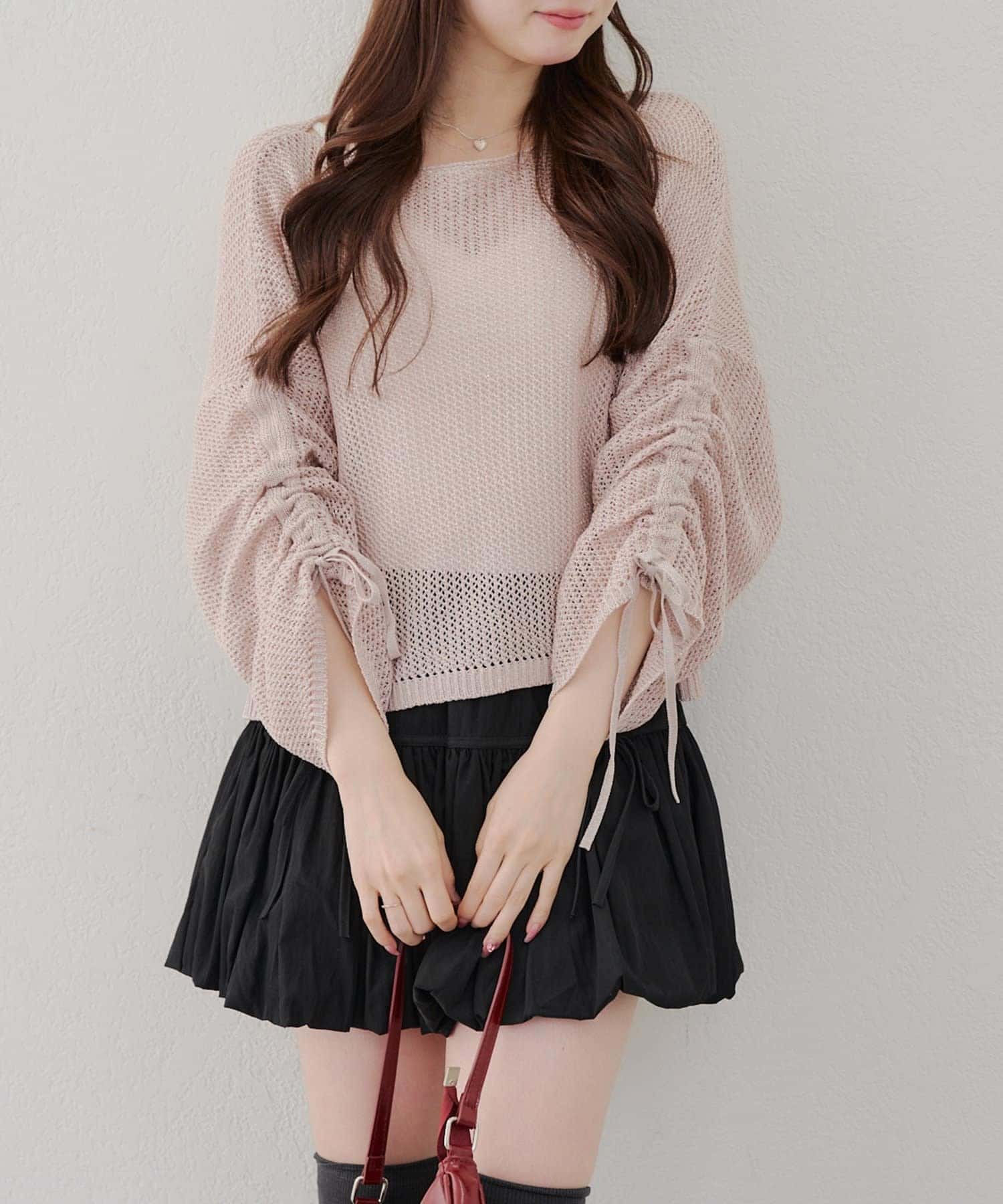 Remind me and forever(リマインドミーアンドフォーエバー) メッシュドロストプルオーバー