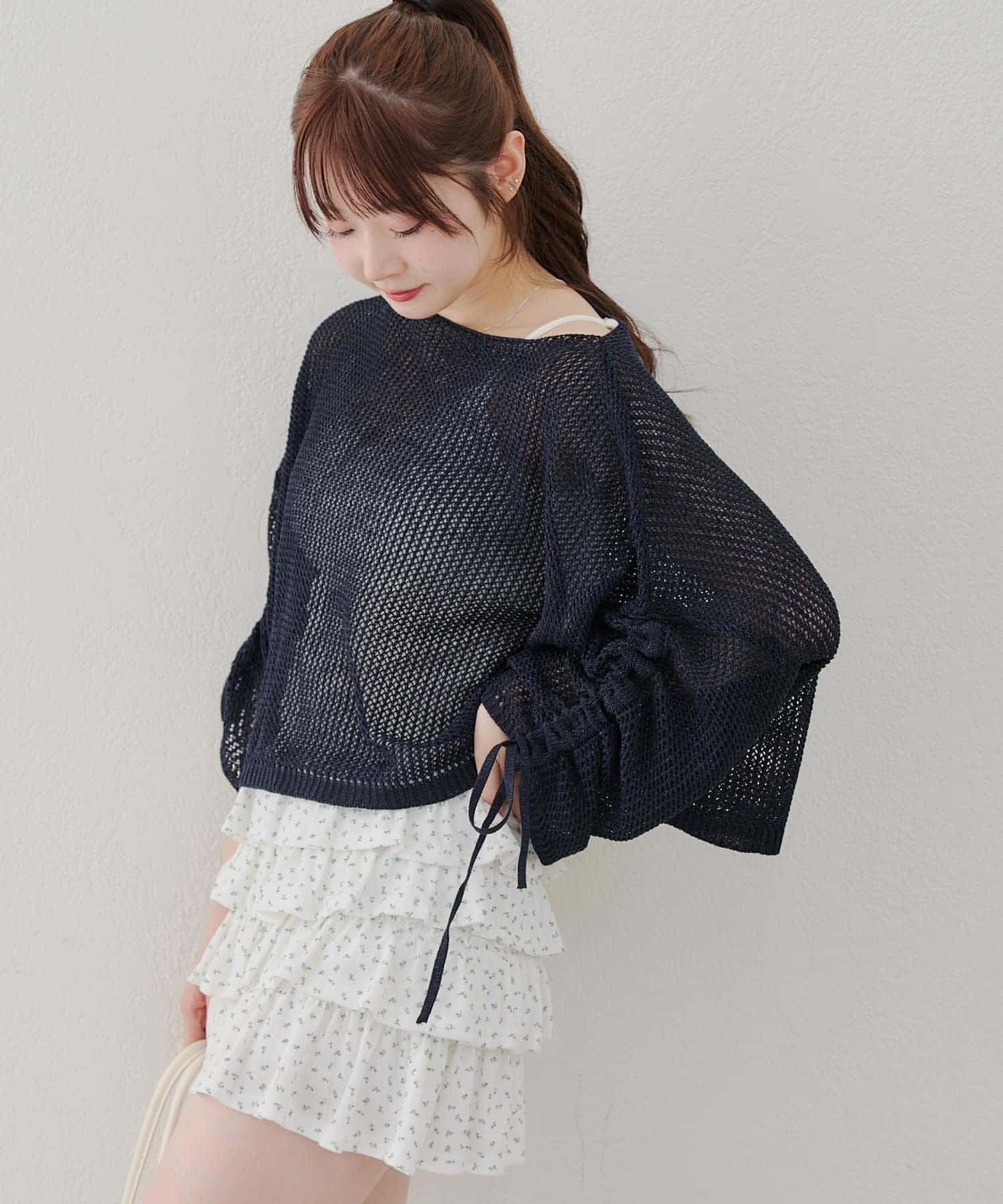 Remind me and forever(リマインドミーアンドフォーエバー) メッシュドロストプルオーバー