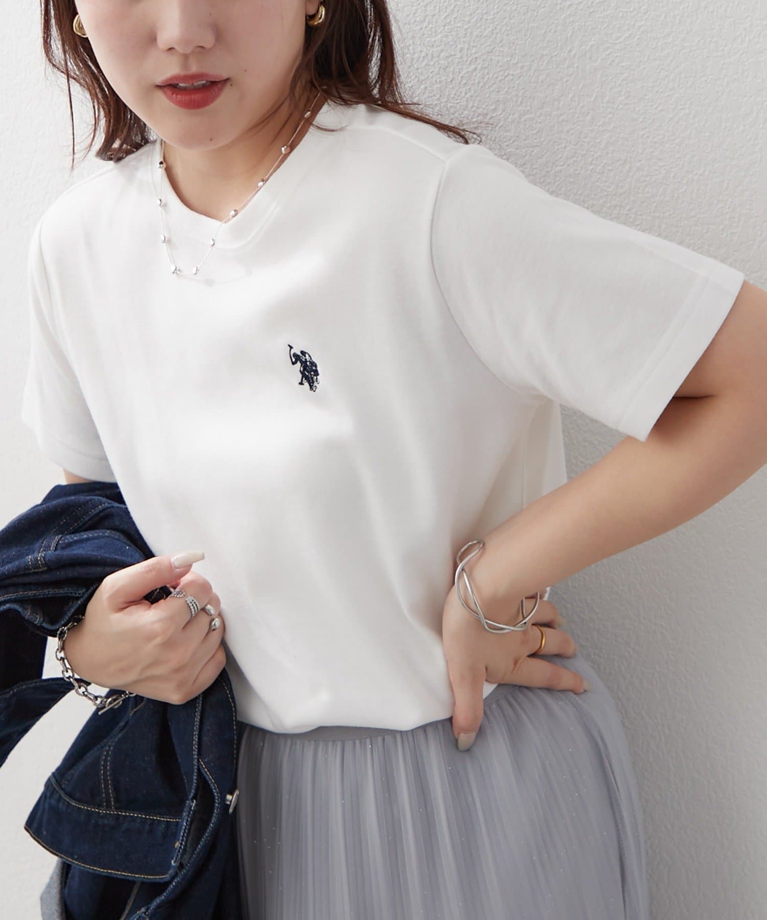 Remind me and forever(リマインドミーアンドフォーエバー) 【U.S. POLO ASSN. ×RMAF】スムースTシャツ