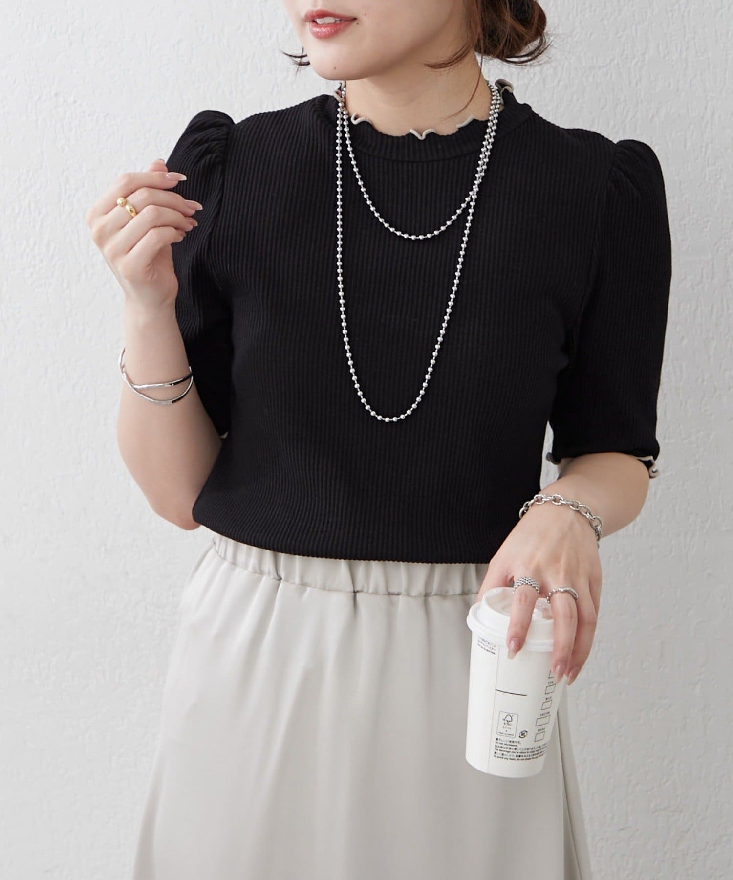 Remind me and forever(リマインドミーアンドフォーエバー) 【着回し力抜群】テレコプチハイプルオーバー