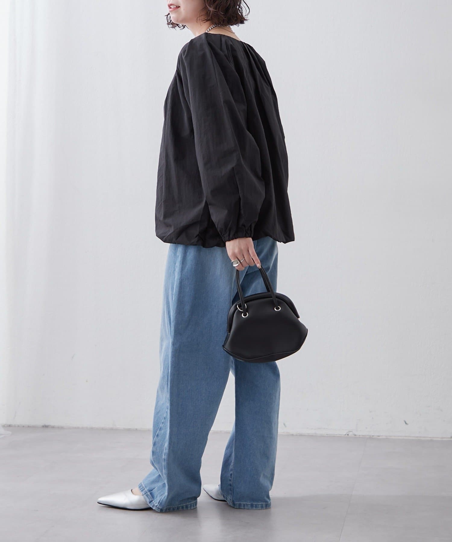 Remind me and forever(リマインドミーアンドフォーエバー) 【ふんわりシルエット】タックバルーンブルゾン