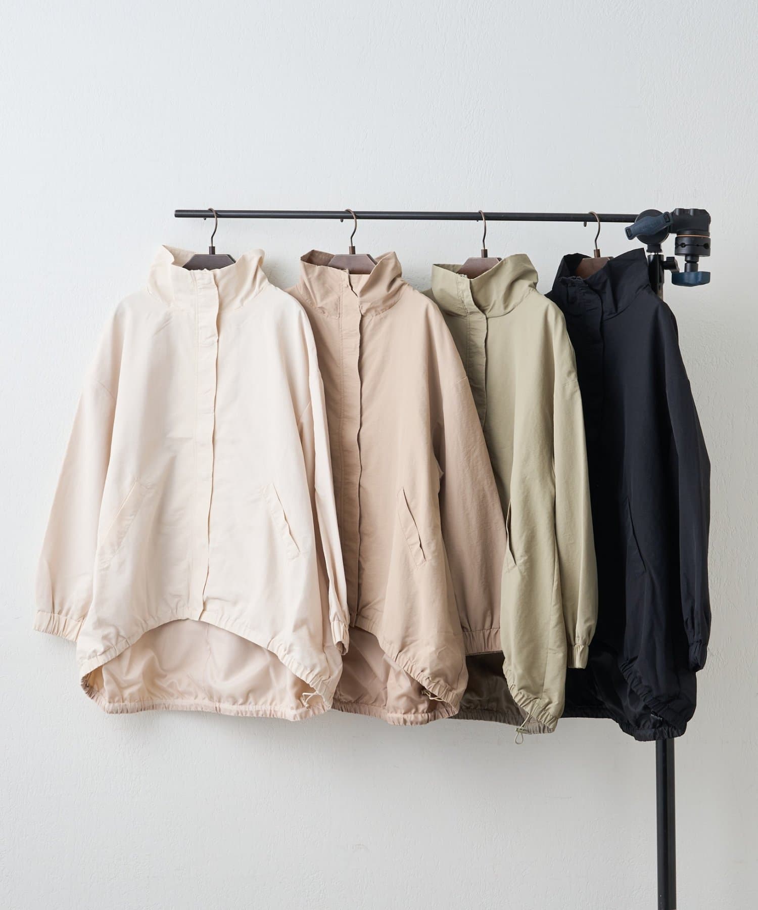 Remind me and forever(リマインドミーアンドフォーエバー) 【ニュアンスカラーが魅力】スタンドカラーブルゾン