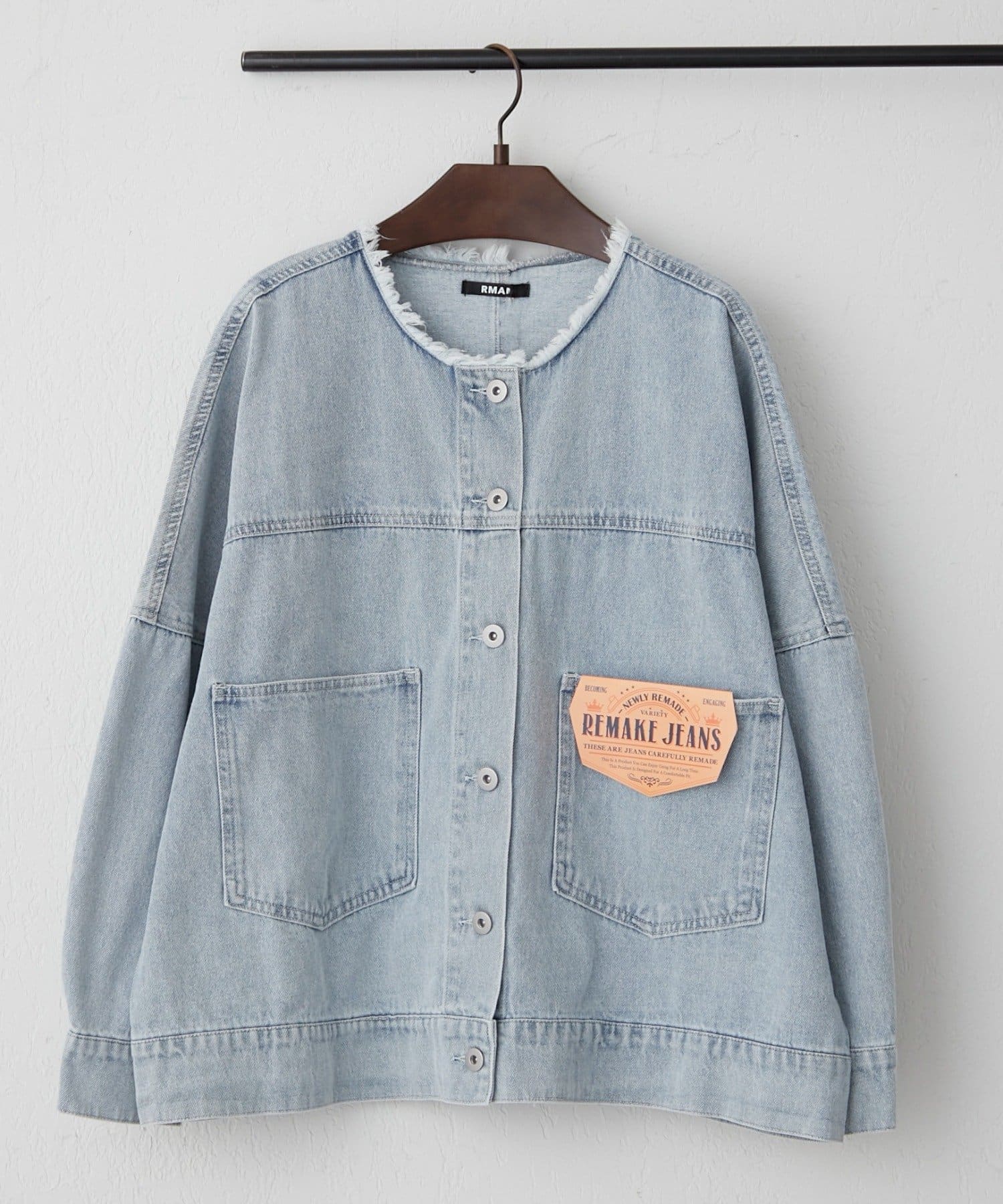 Remind me and forever(リマインドミーアンドフォーエバー) リメーク風ノーカラーGジャン