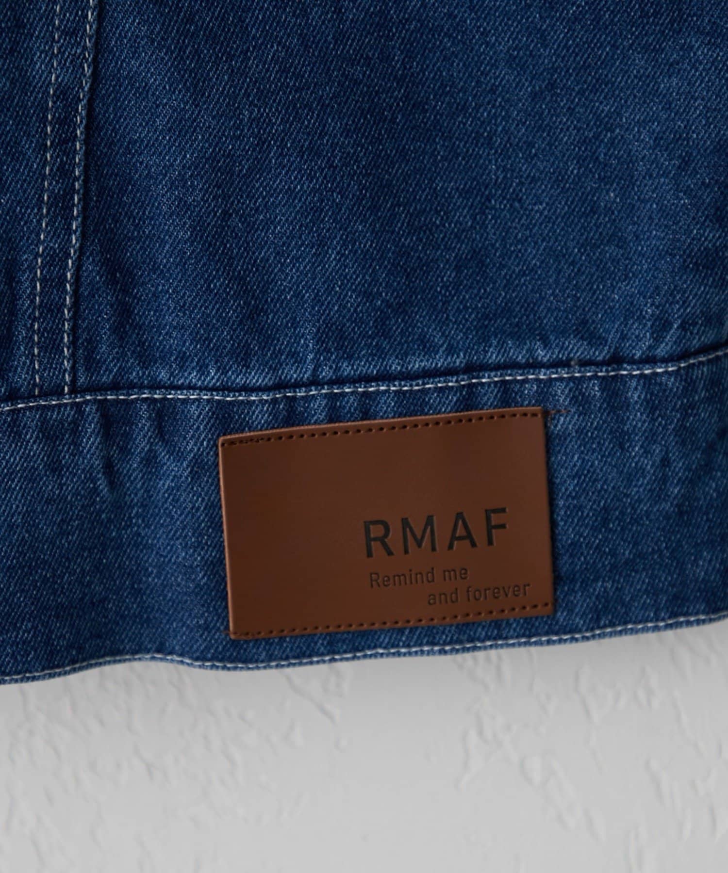 Remind me and forever(リマインドミーアンドフォーエバー) 【カジュアルコーデのマストアイテム】リメーク風ノーカラーGジャン