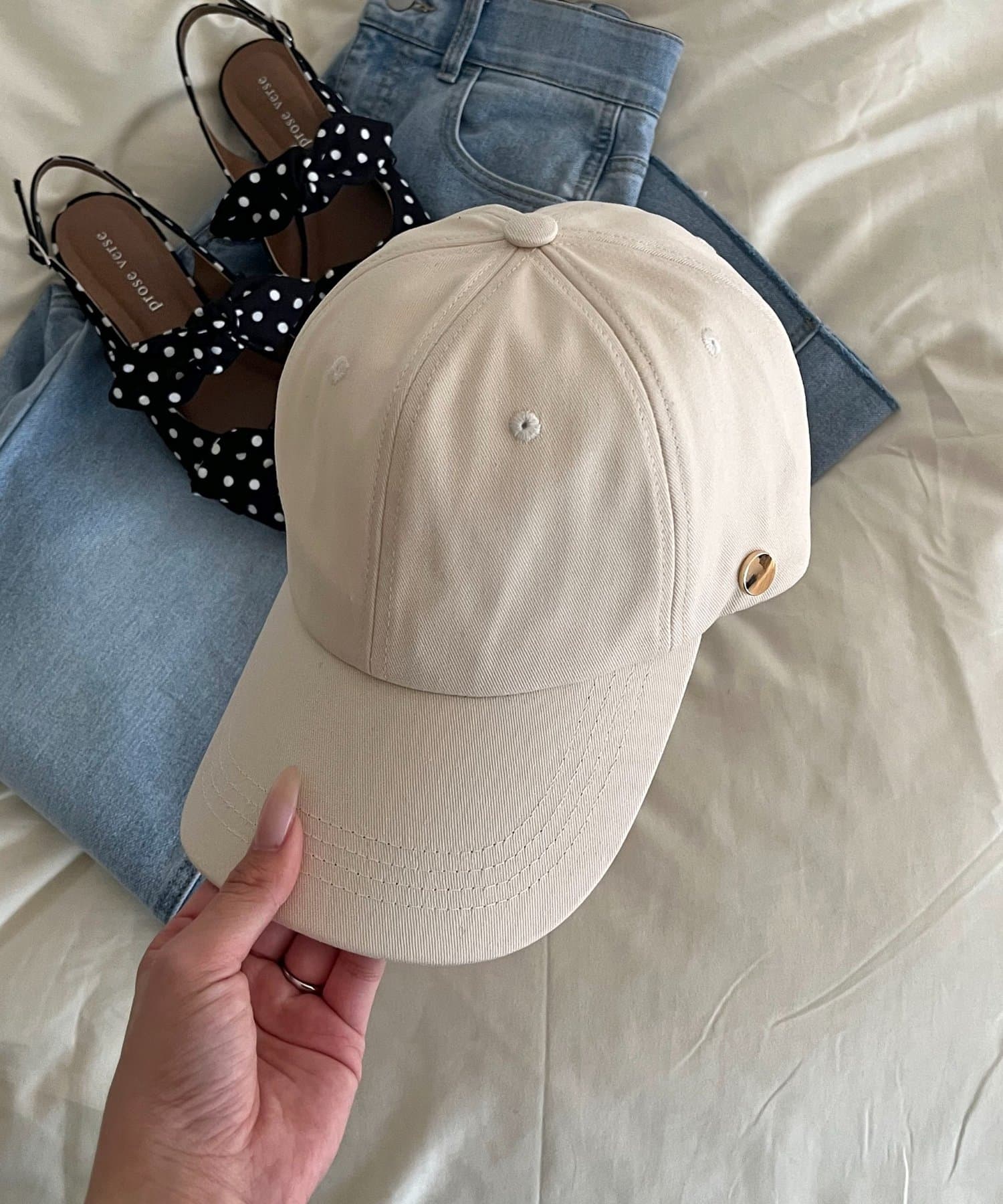 prose verse(プロズヴェール) メタルチャームツイルキャップ